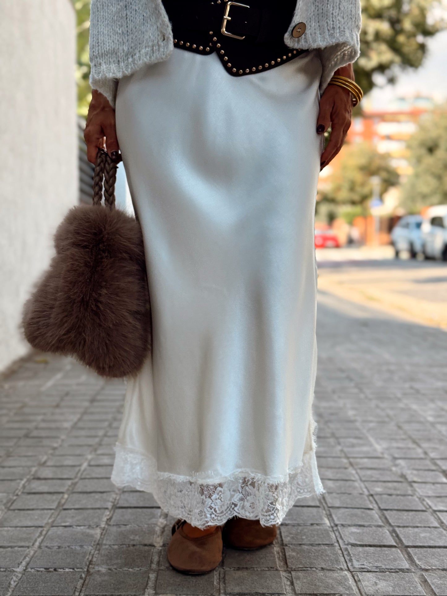 FALDA LENCERO MILA MULTICOLOR