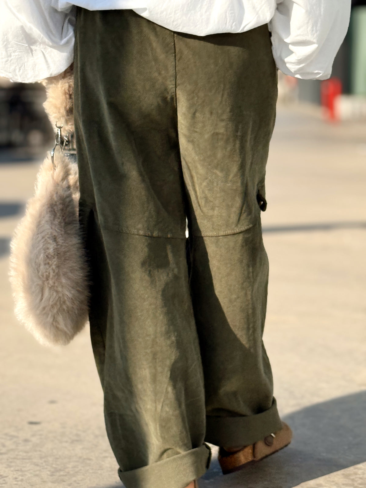 PANTALON PANA CON BOLSILLO SALLY MULTICOLOR