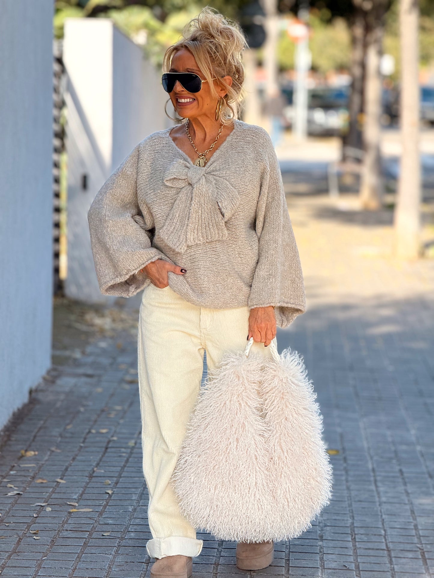 JERSEY CON LAZO MULTICOLOR