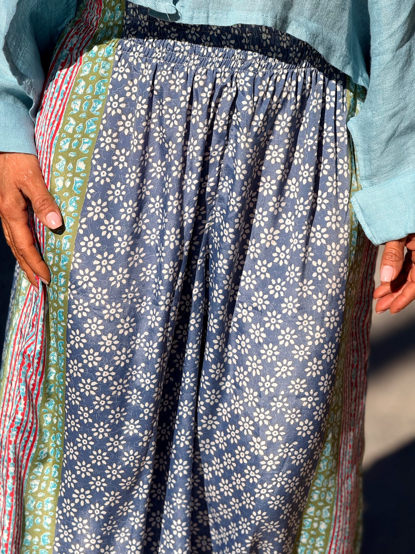 PANTALON HIPPIE CHIC ESTAMPADO MULTICOLOR