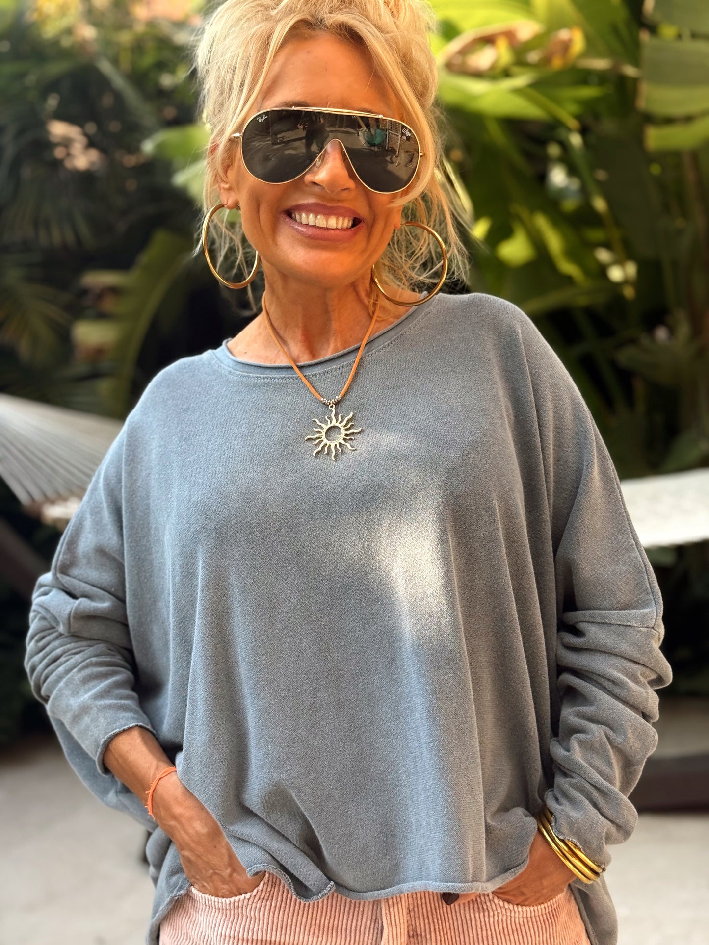 CAMISETA DESGASTADA OVERSIZE DANI MULTICOLOR