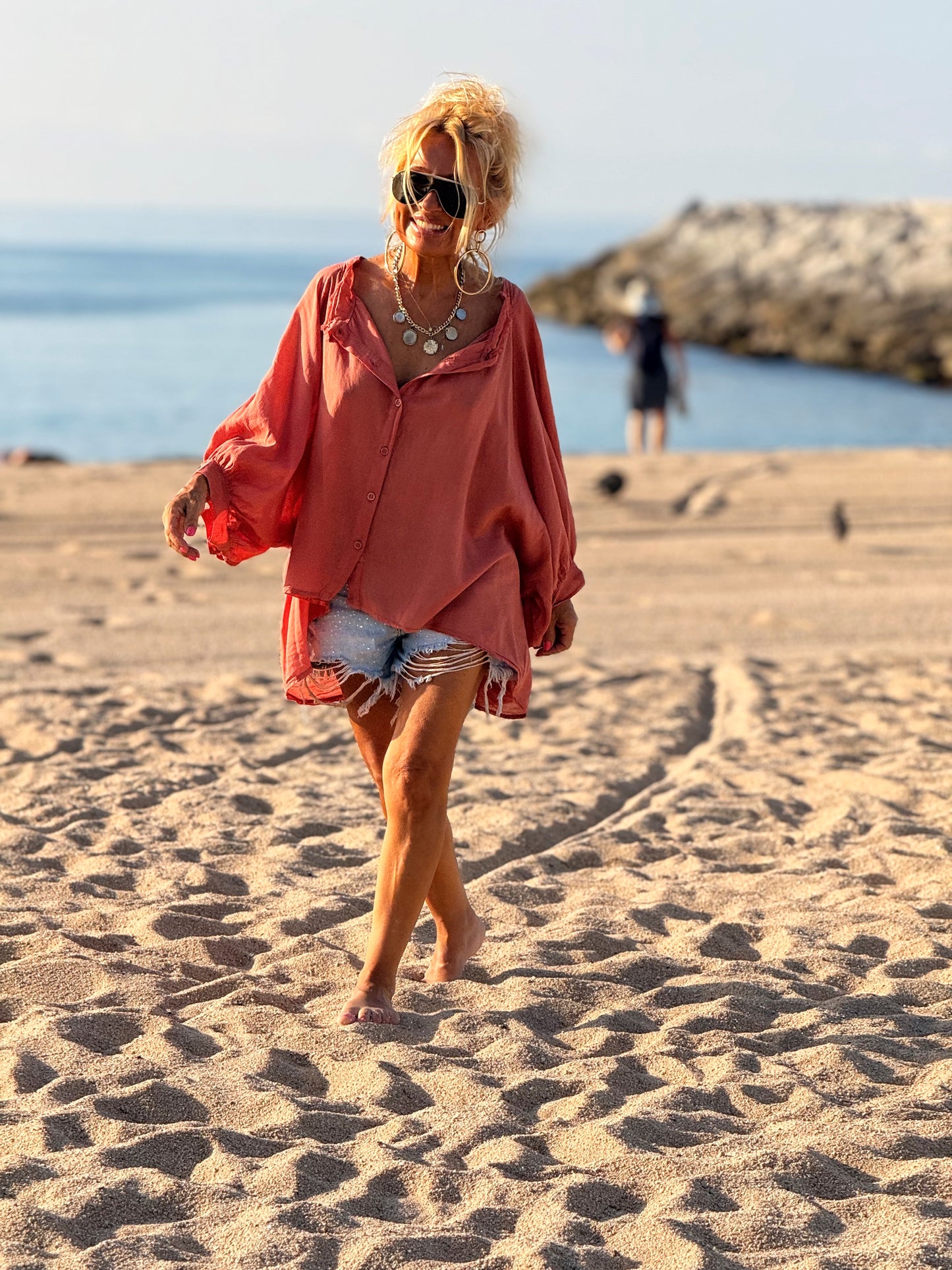 BLUSA OVERSIZE NINA MULTICOLOR