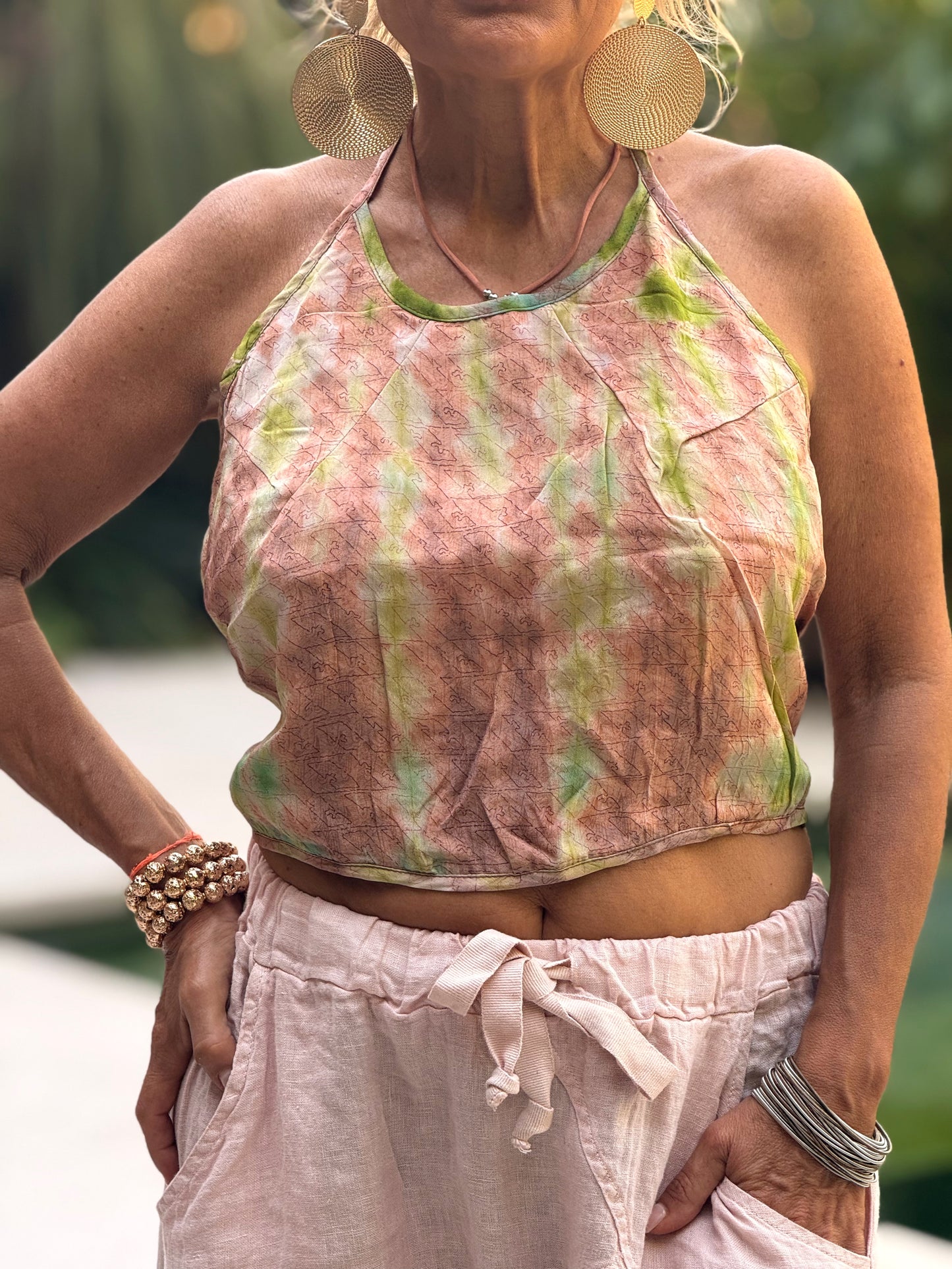 TOP CORTO INDY MULTICOLOR