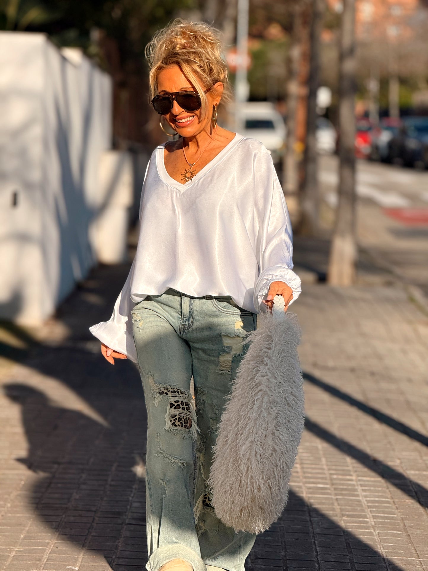 BLUSA OVERSIZE ZIGGY MULTICOLOR