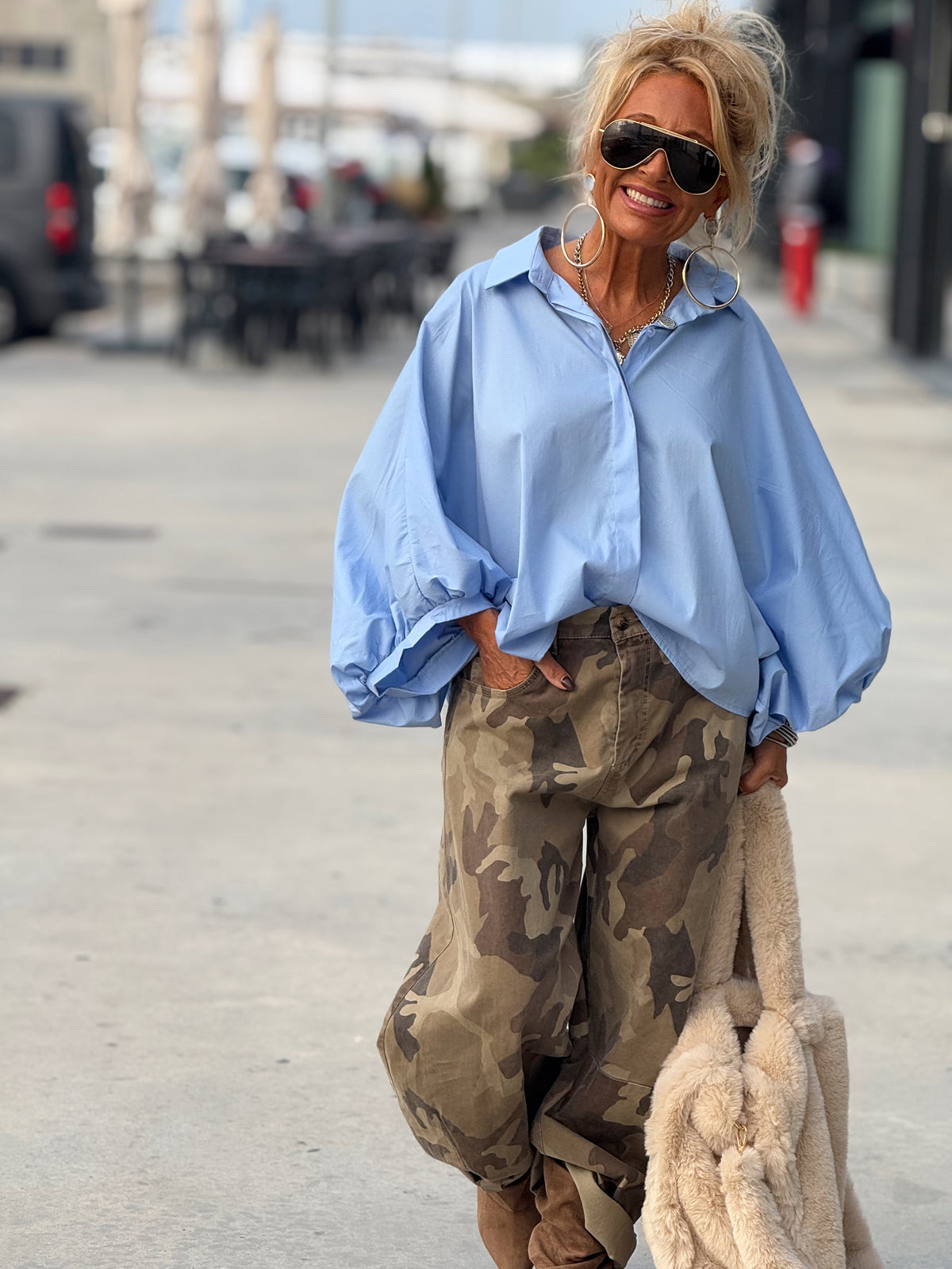 PANTALON CAMUFLAJE MAGDA MULTICOLOR