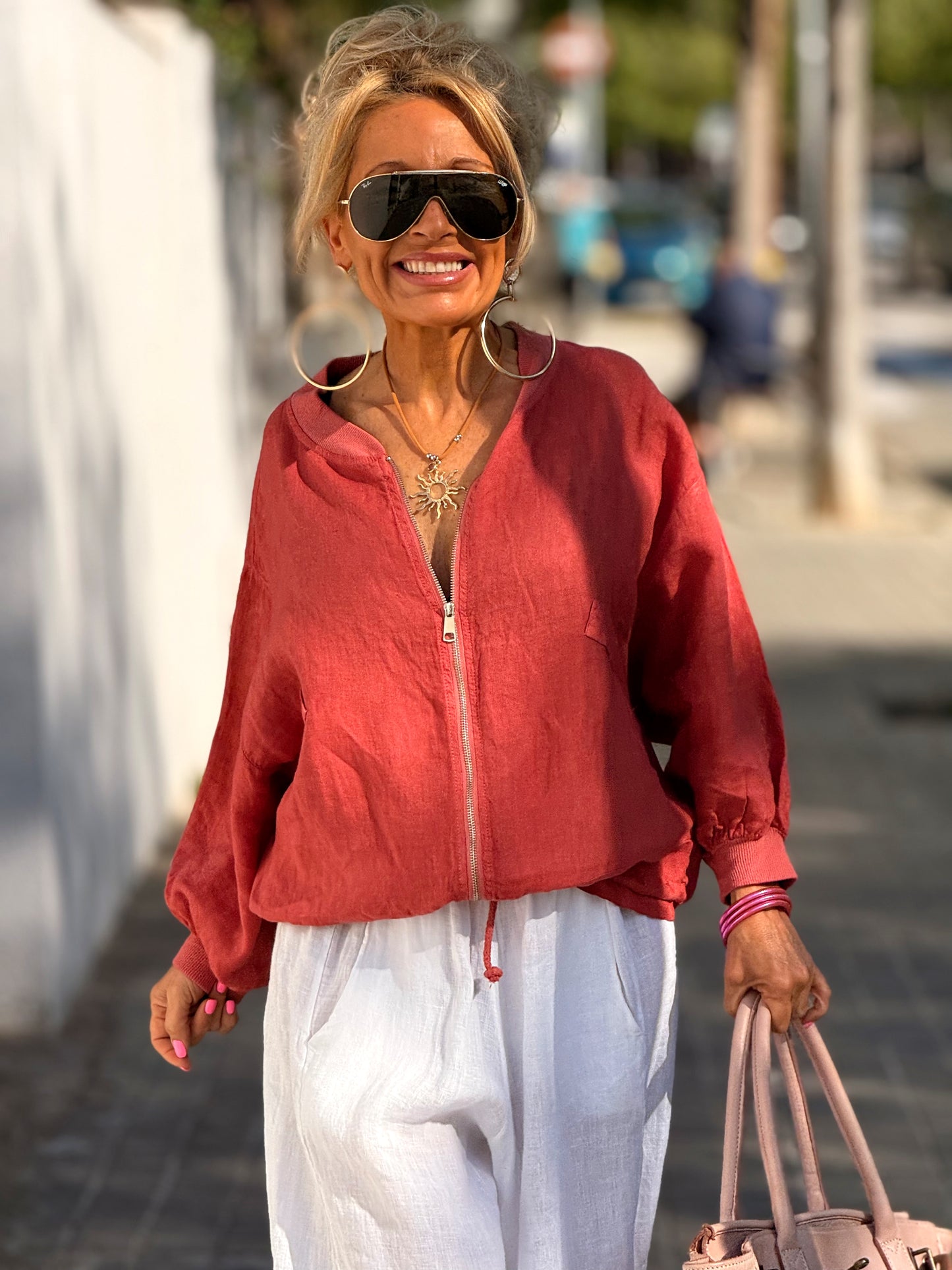 BOMBER LINO CAMILLE MULTICOLOR