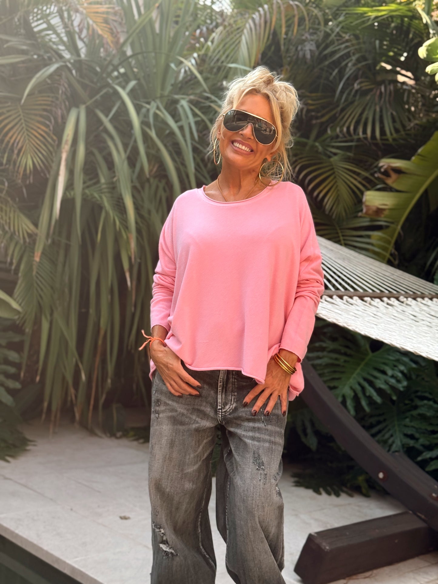 CAMISETA DESGASTADA OVERSIZE DANI MULTICOLOR