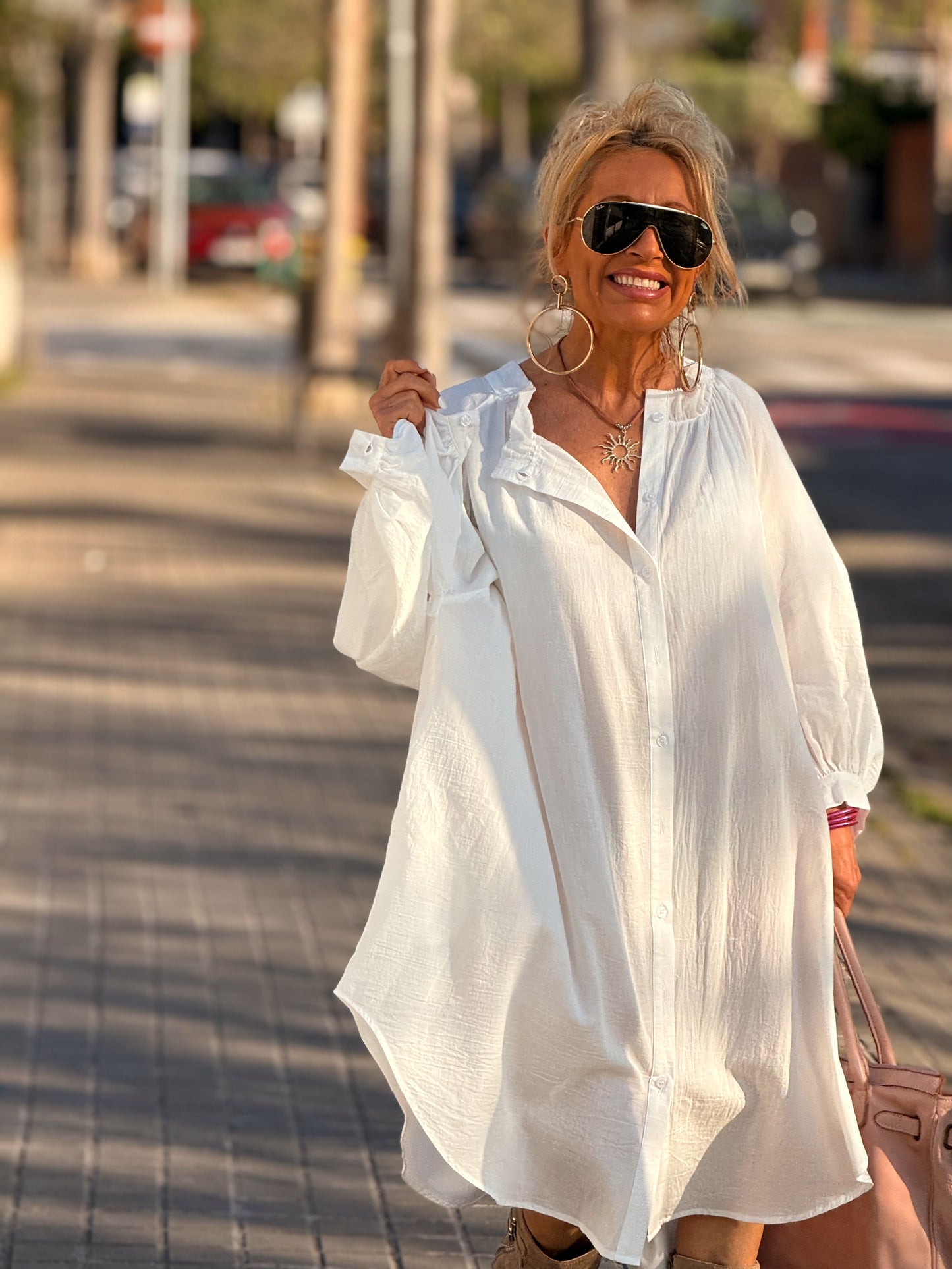 VESTIDO OVERSIZE NINA MULTICOLOR