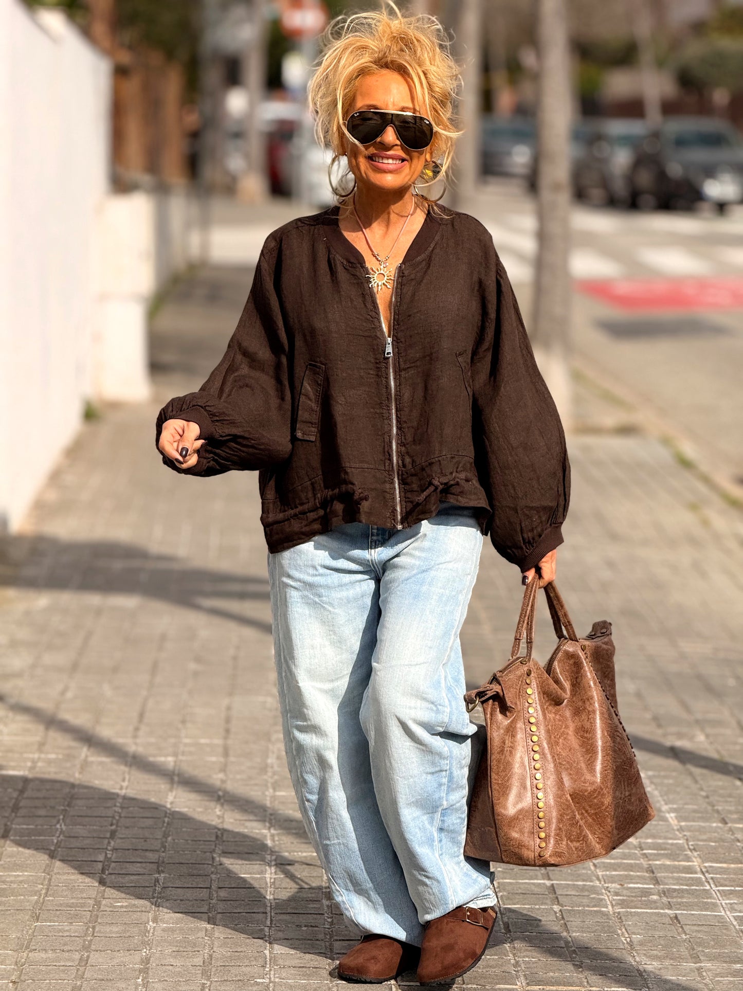 BOMBER LINO CAMILLE MULTICOLOR