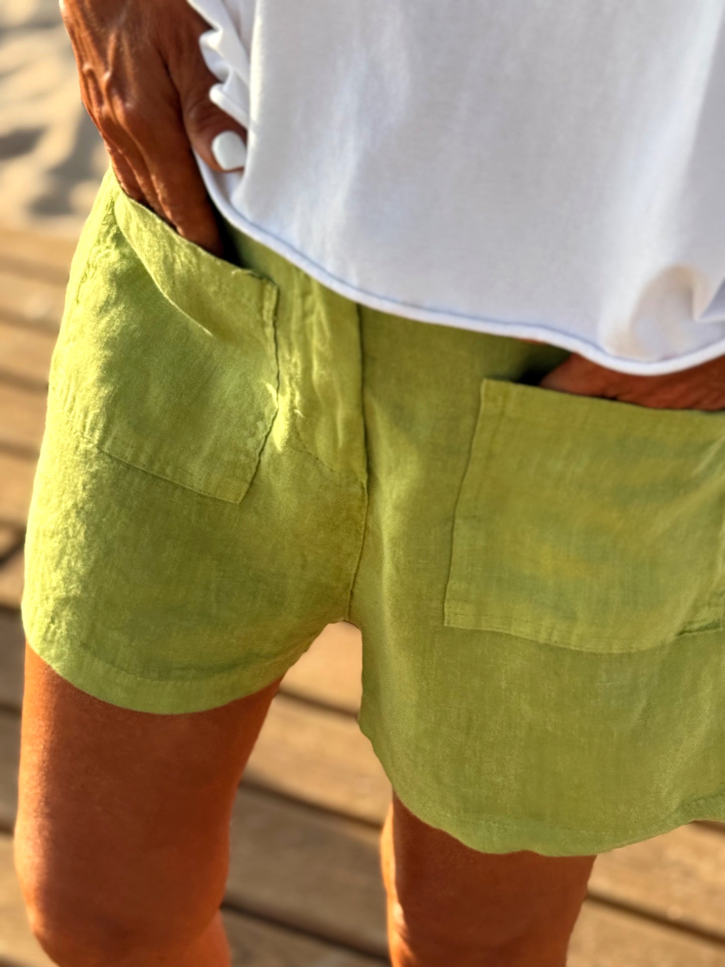 SHORT LINO TERRY MULTICOLOR