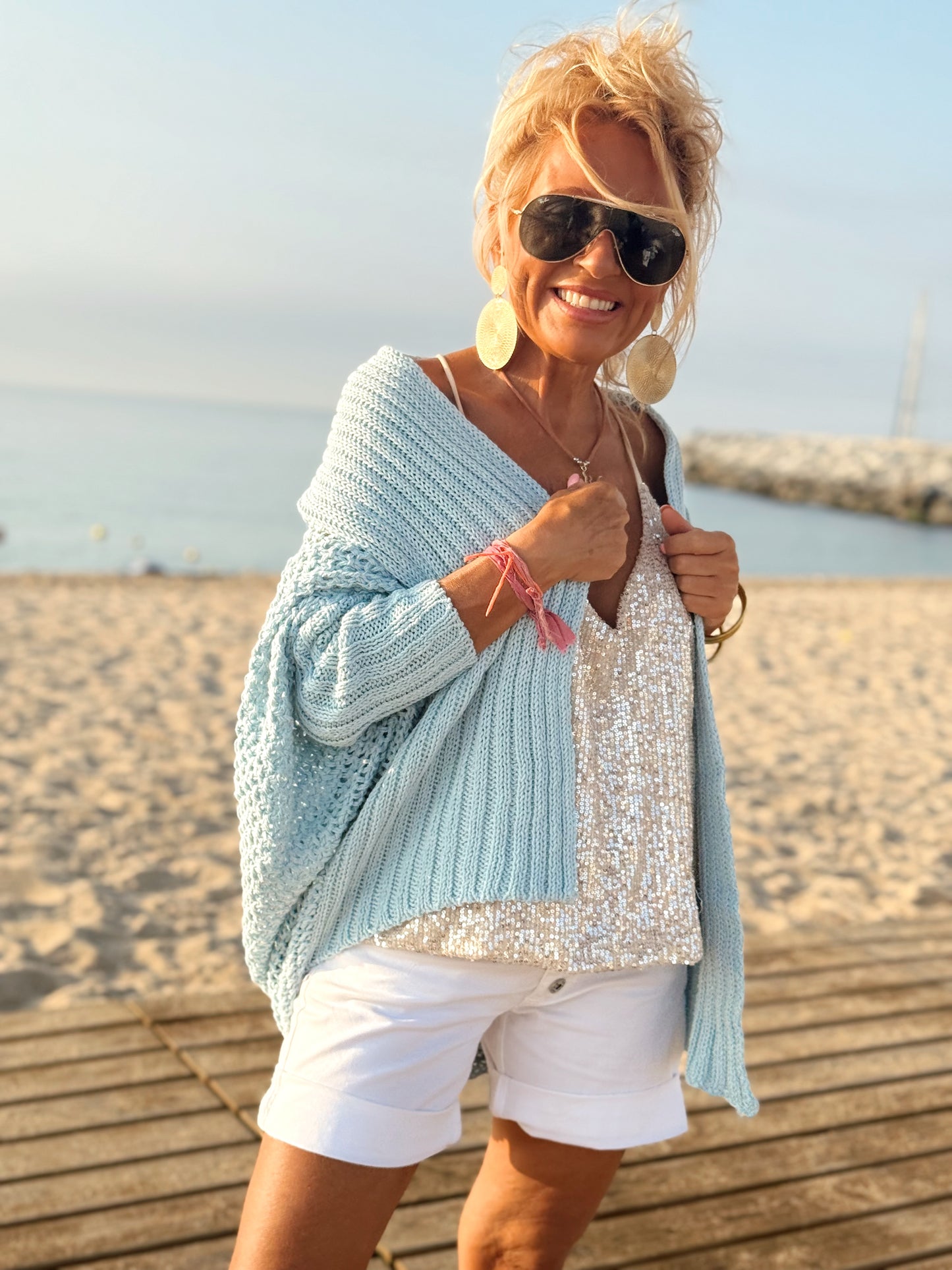 CHAQUETA AGUJERO SABINE MULTICOLOR