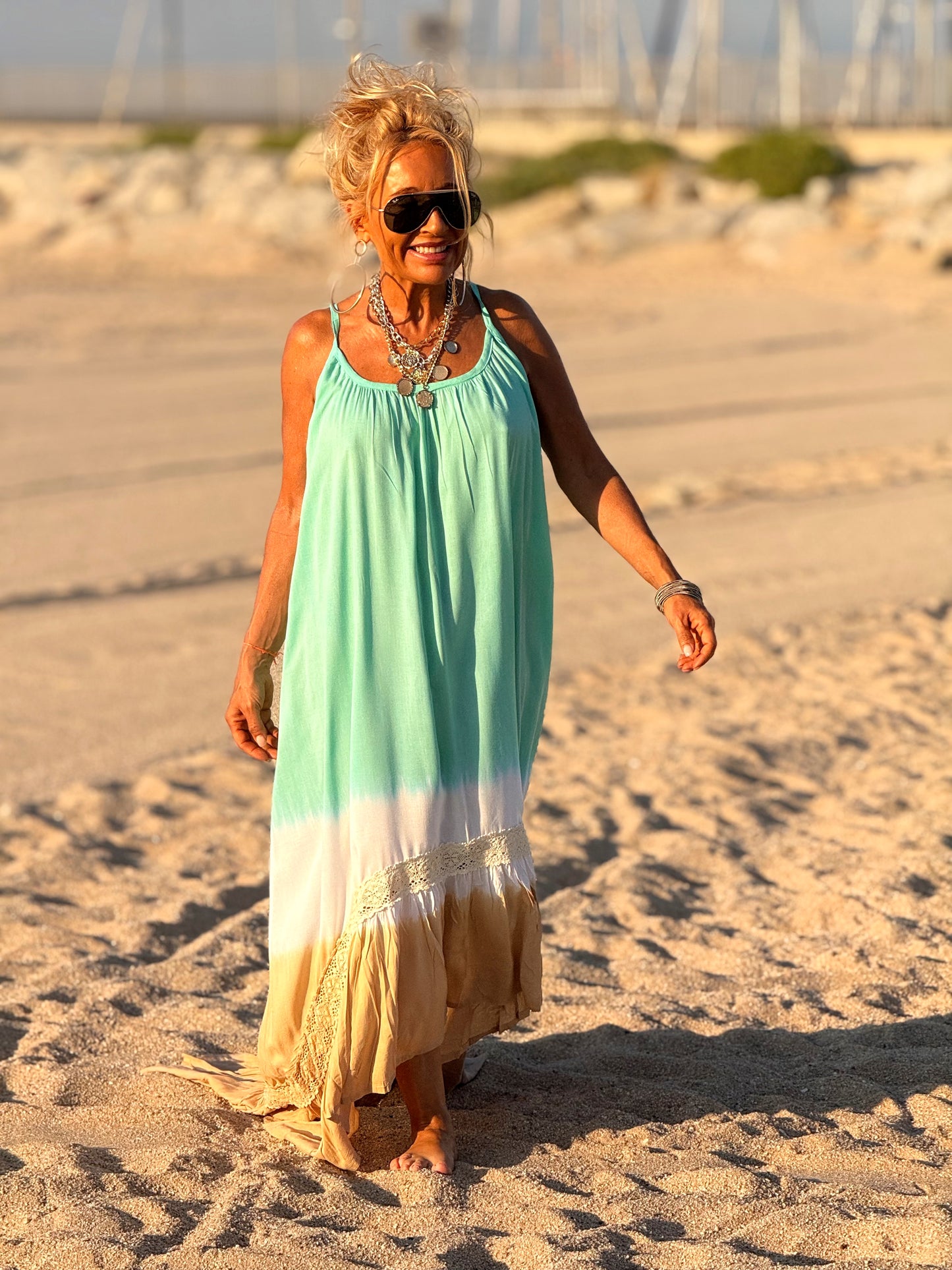 VESTIDO TIRANTE TYE&DYE MULTICOLOR