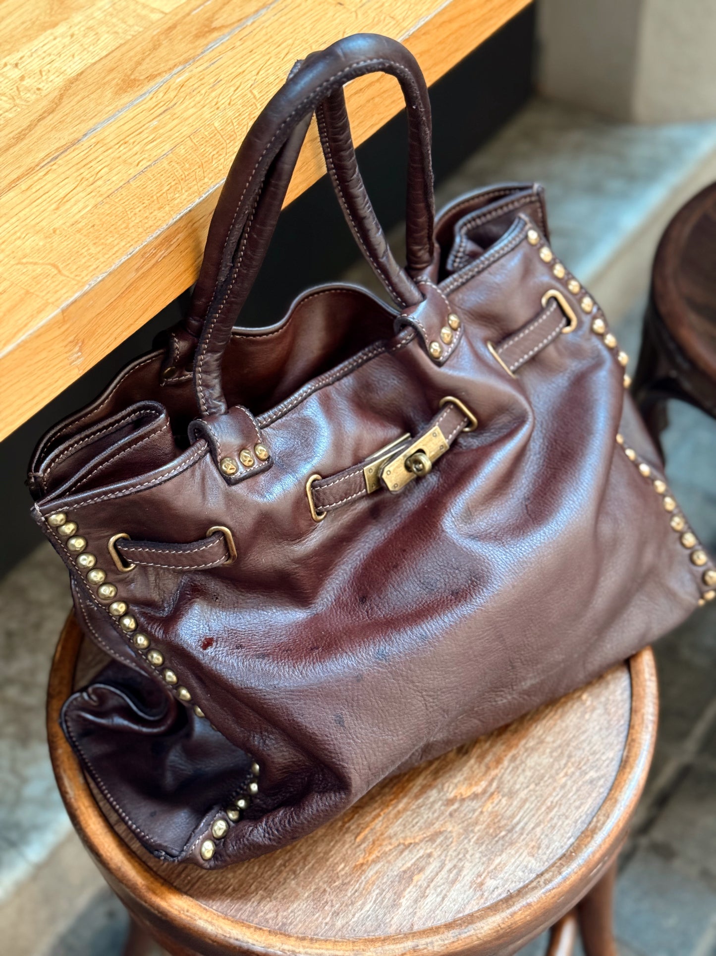 BOLSO DE PIEL SYDNEY MULTICOLOR