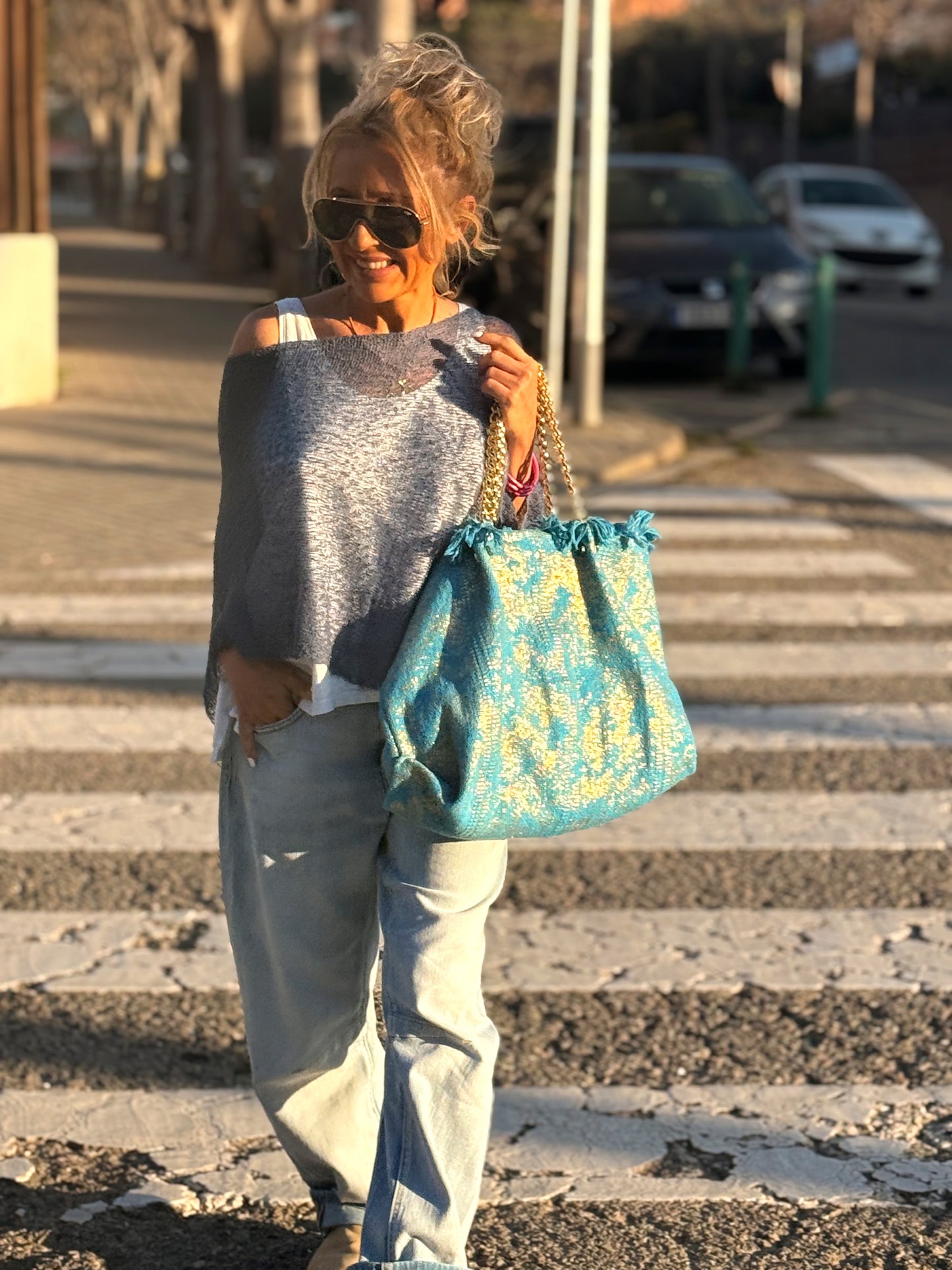 CAPA OVERSIZE ANNY MULTICOLOR