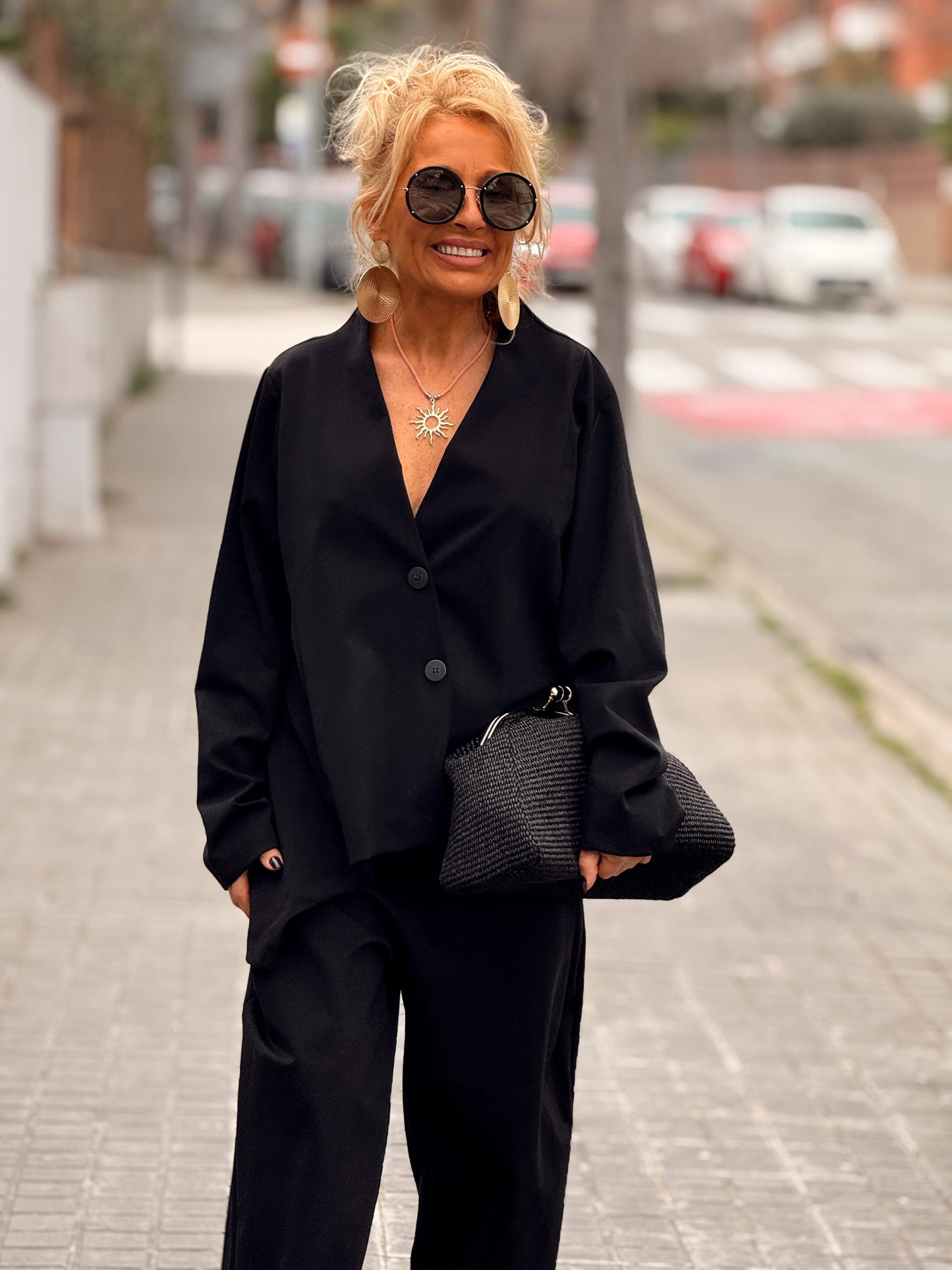 CHAQUETA ASIMÉTRICO VALERIA MULTICOLOR