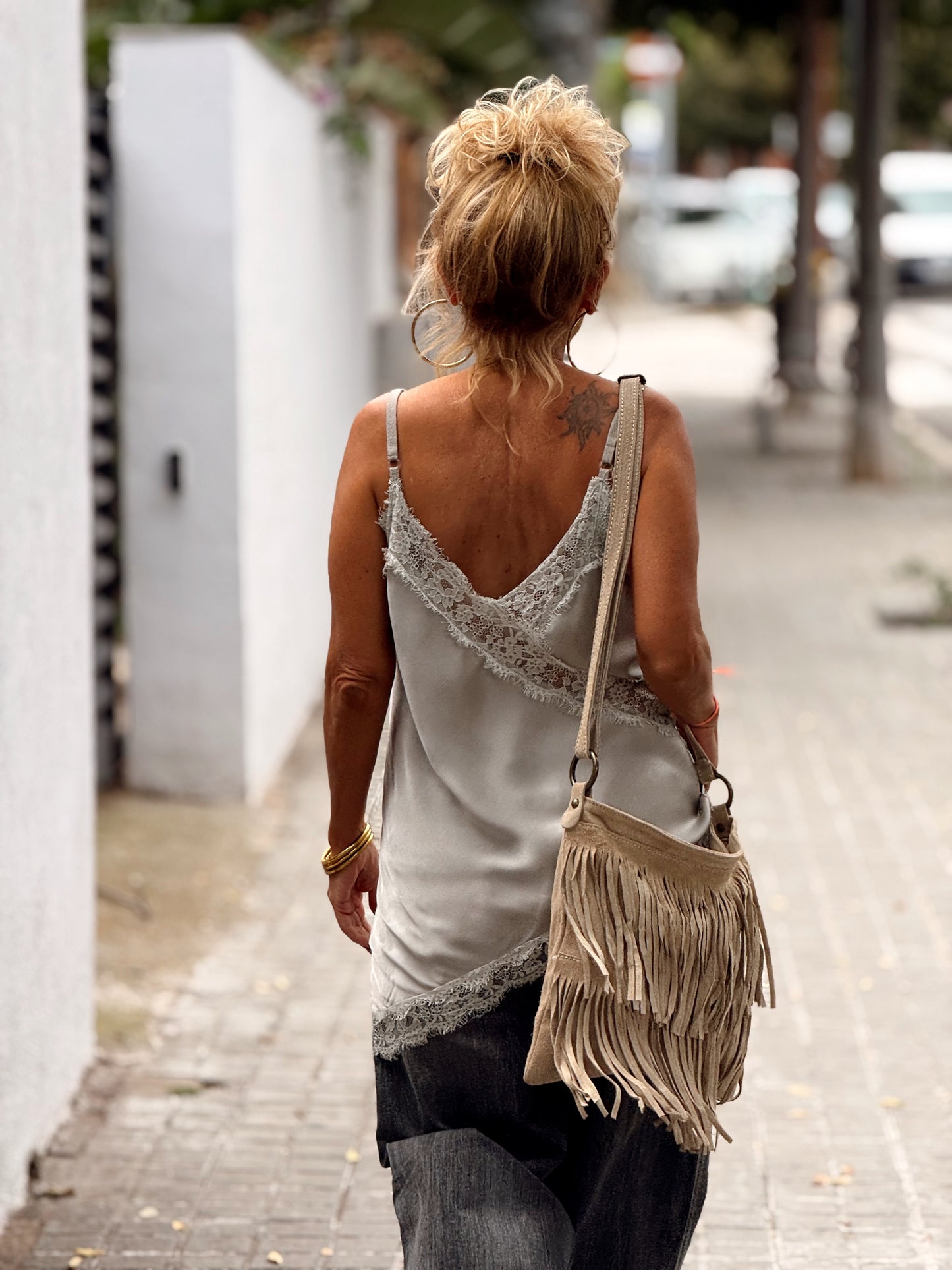 TOP LENCERO ASIMETRICO PAULINE MULTICOLOR