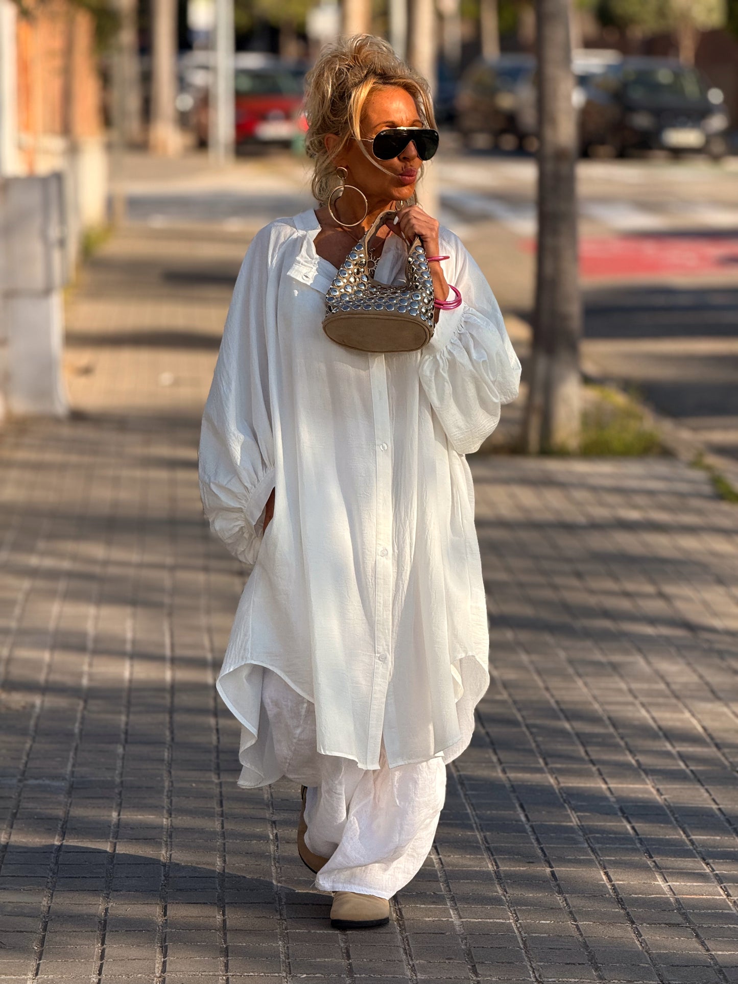 VESTIDO OVERSIZE NINA MULTICOLOR