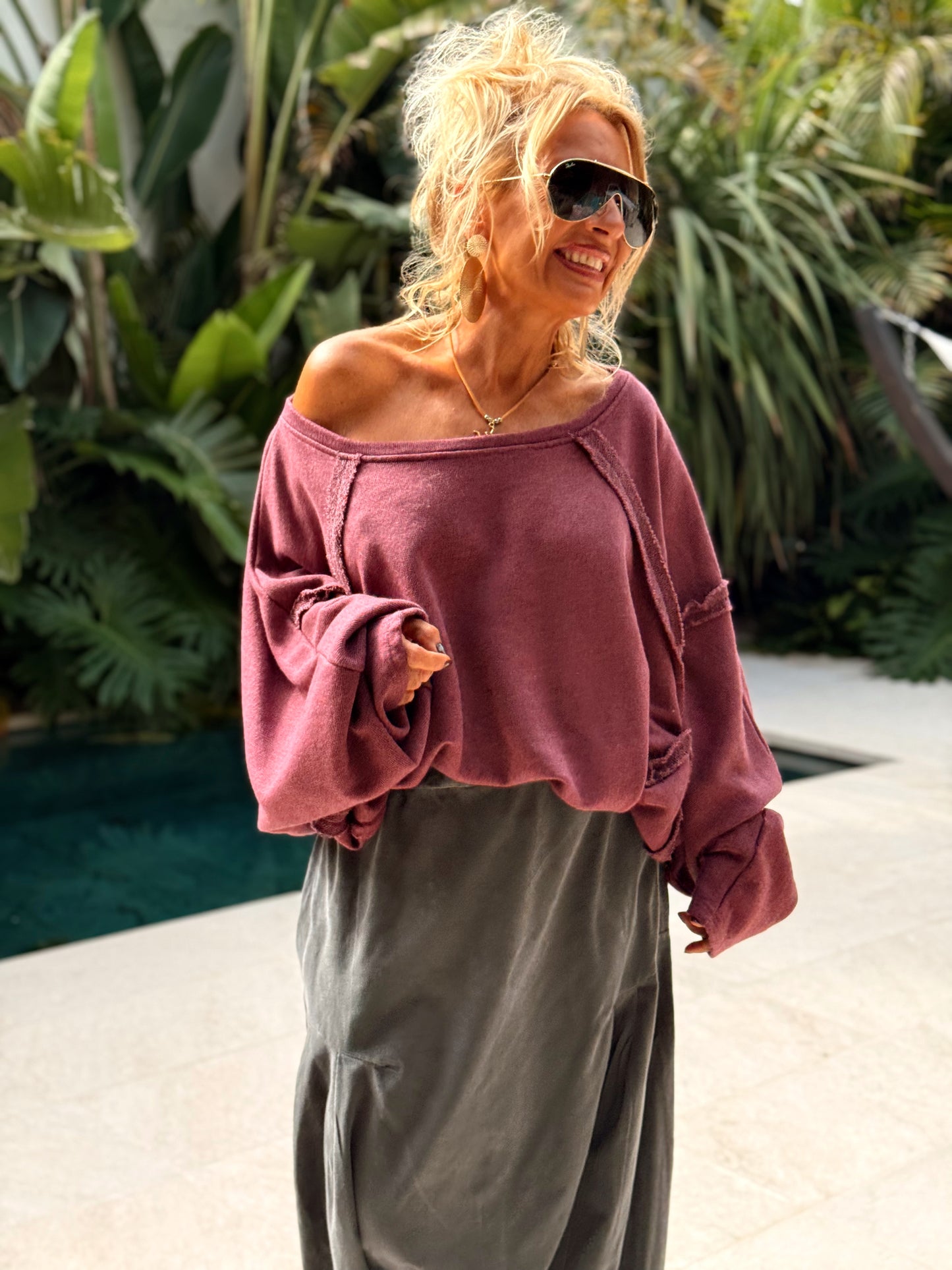 SUDADERA OVERSIZE MAELIS MULTICOLOR