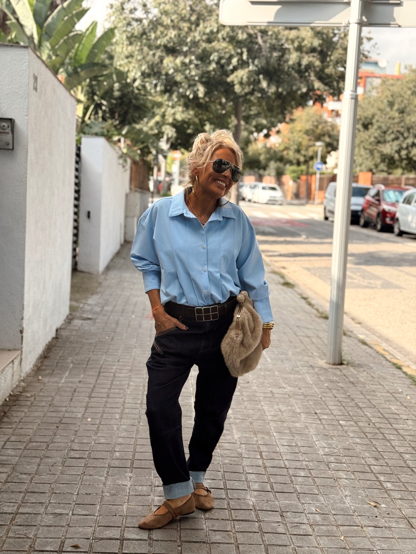 JEANS CON DETALLES MILAN INDIGO OSCURO