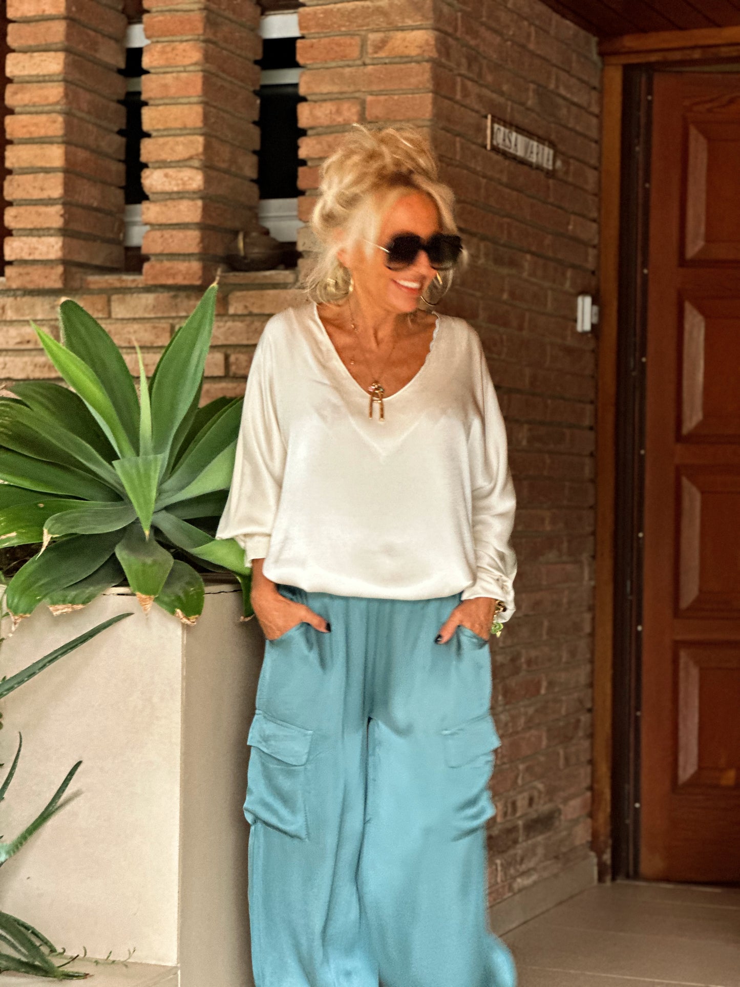 PANTALON SABRINA AZUL