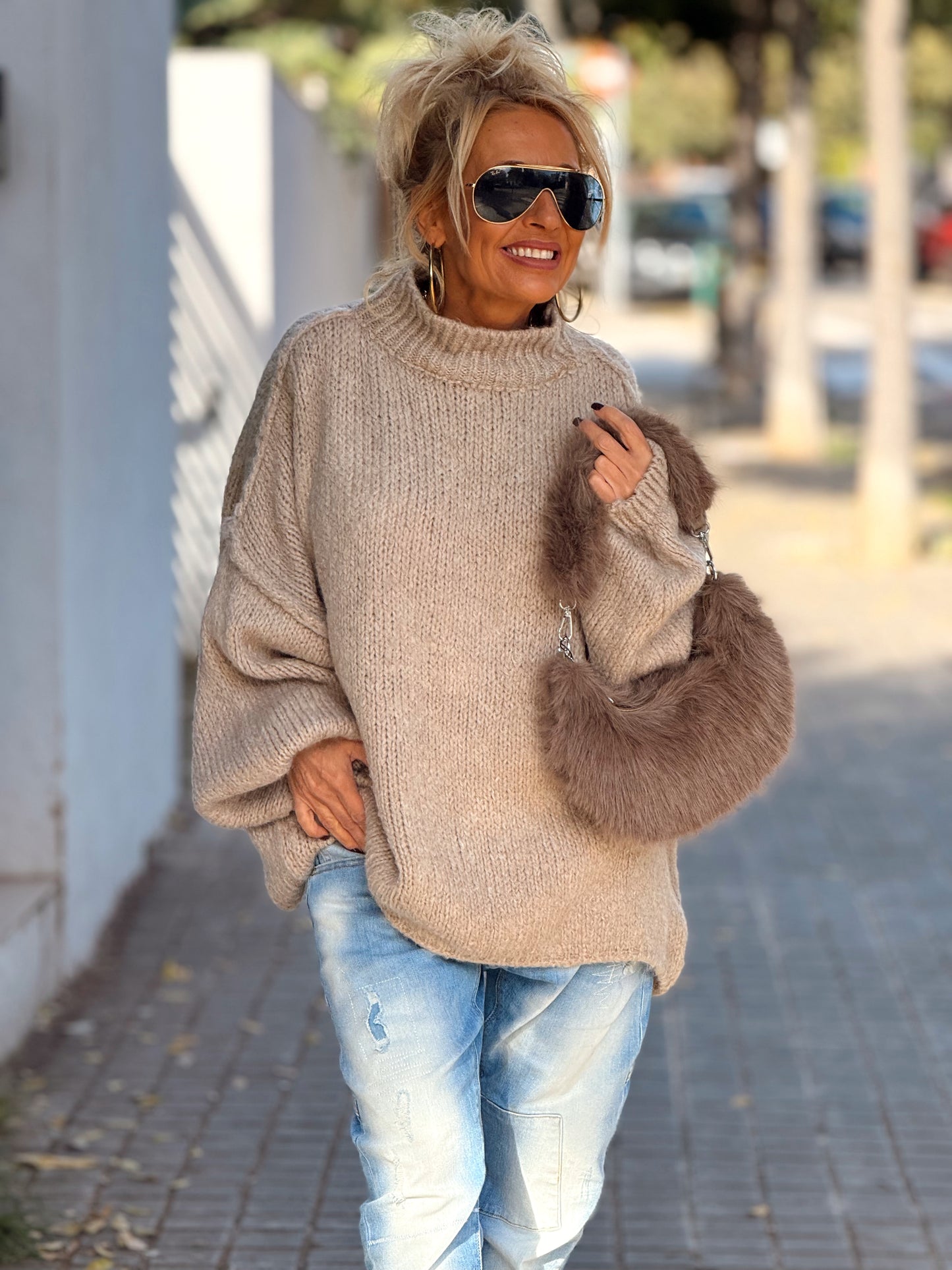 JERSEY SUPER OVERSIZE MELANIE MULTICOLOR