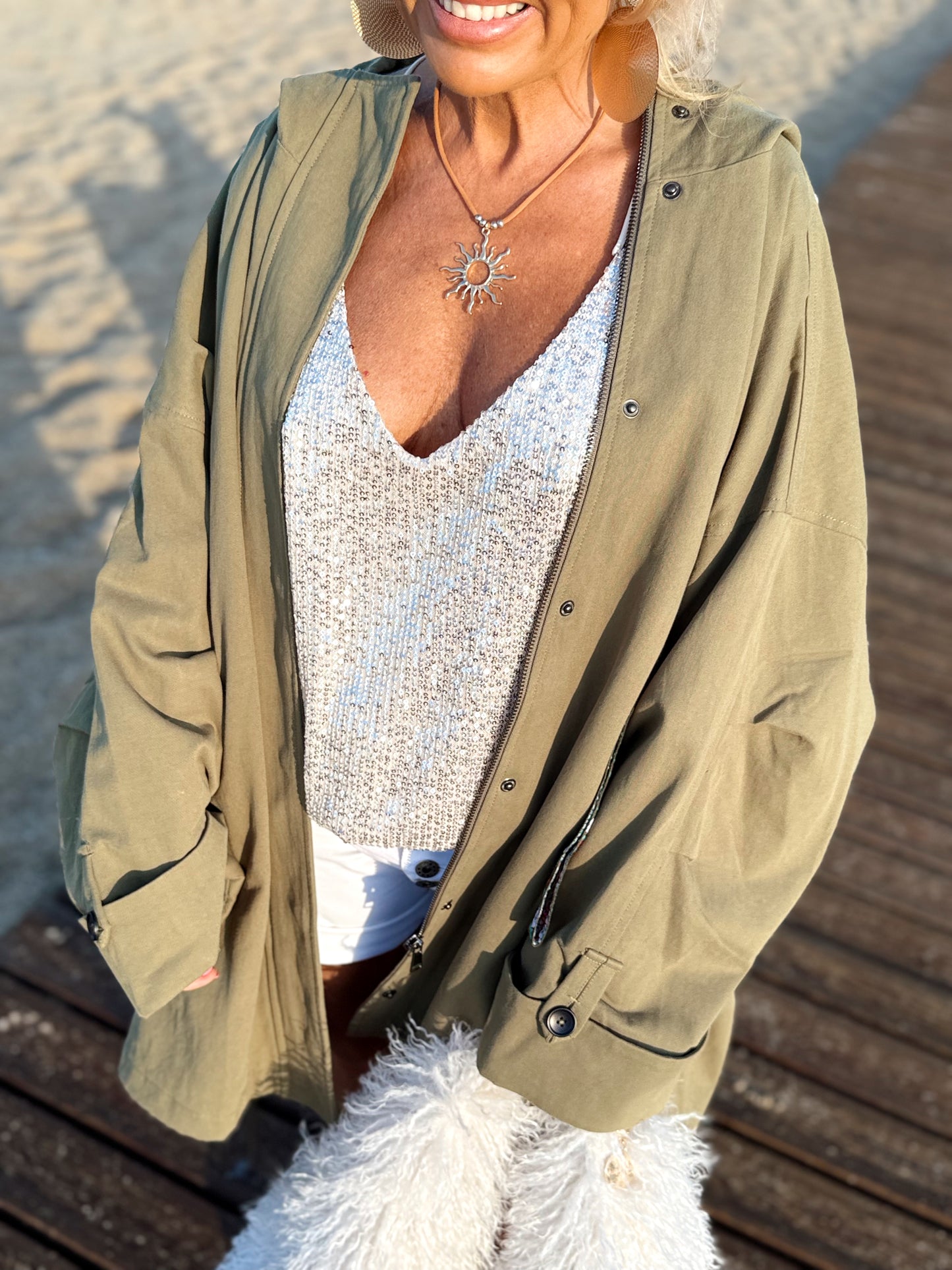 PARKA OVERSIZE SOFIA MULTICOLOR