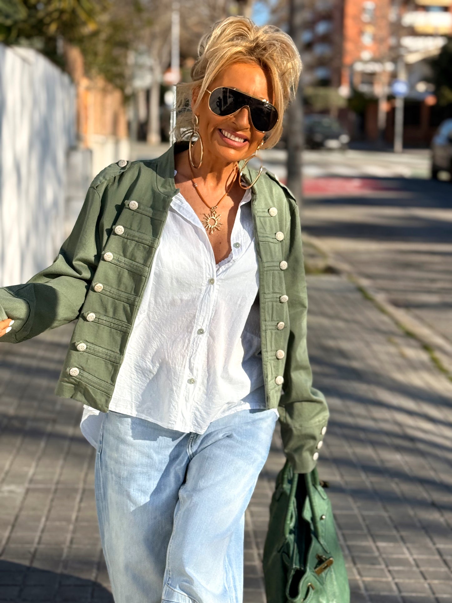 CHAQUETA CORTA COLONIAL MULTICOLOR