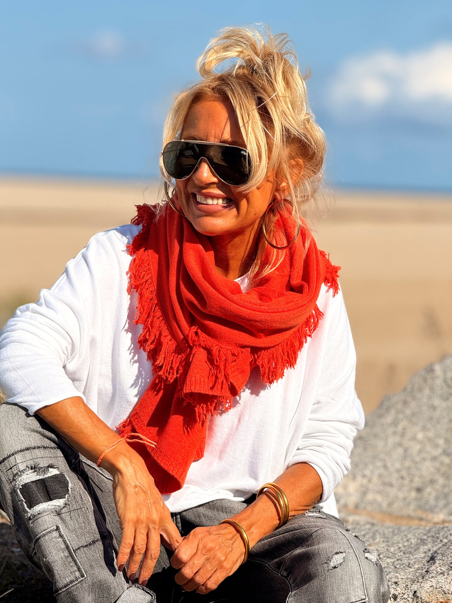 BUFANDA FLECOS CELINE MULTICOLOR