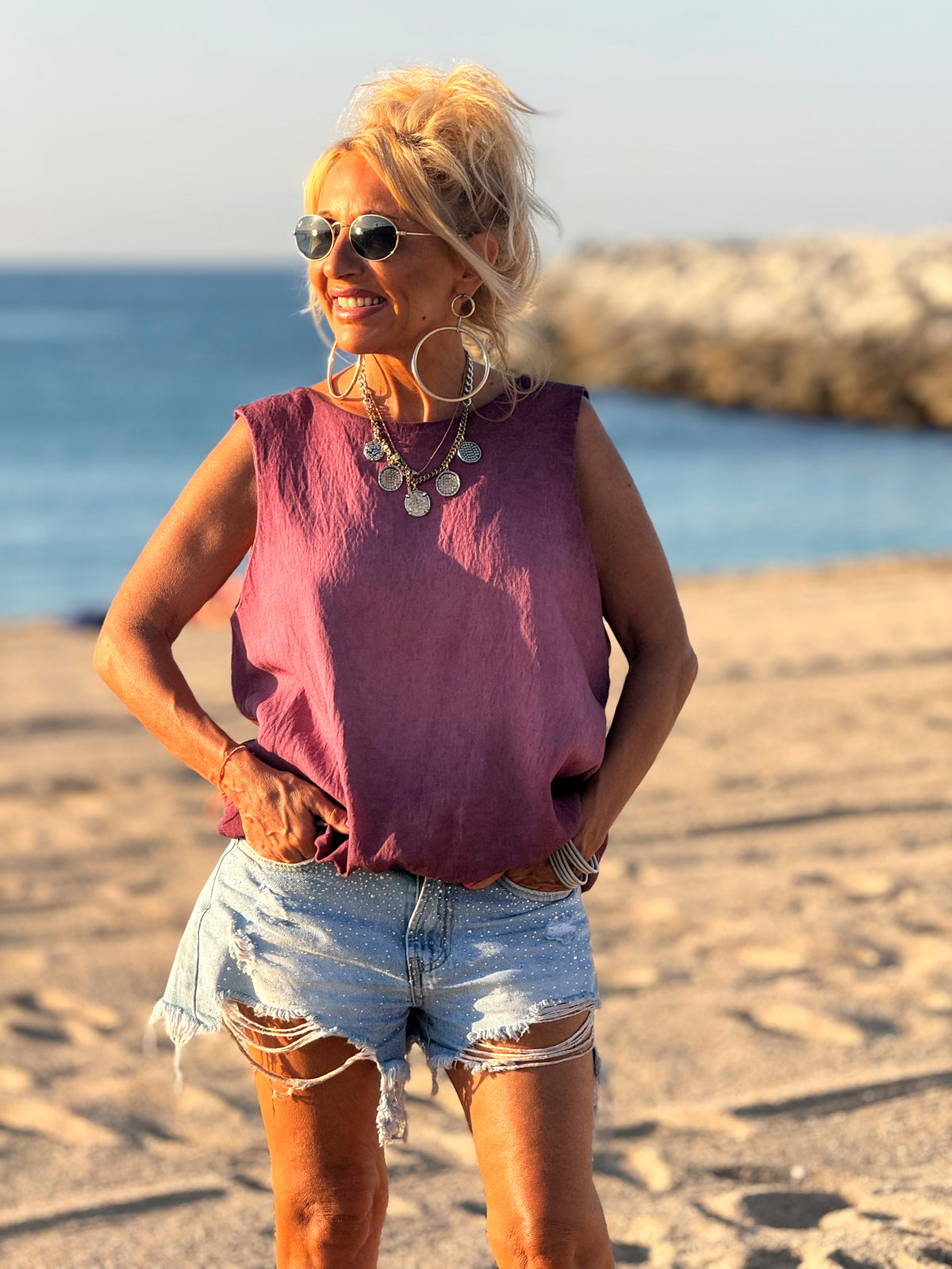TOP ROCIO MULTICOLOR
