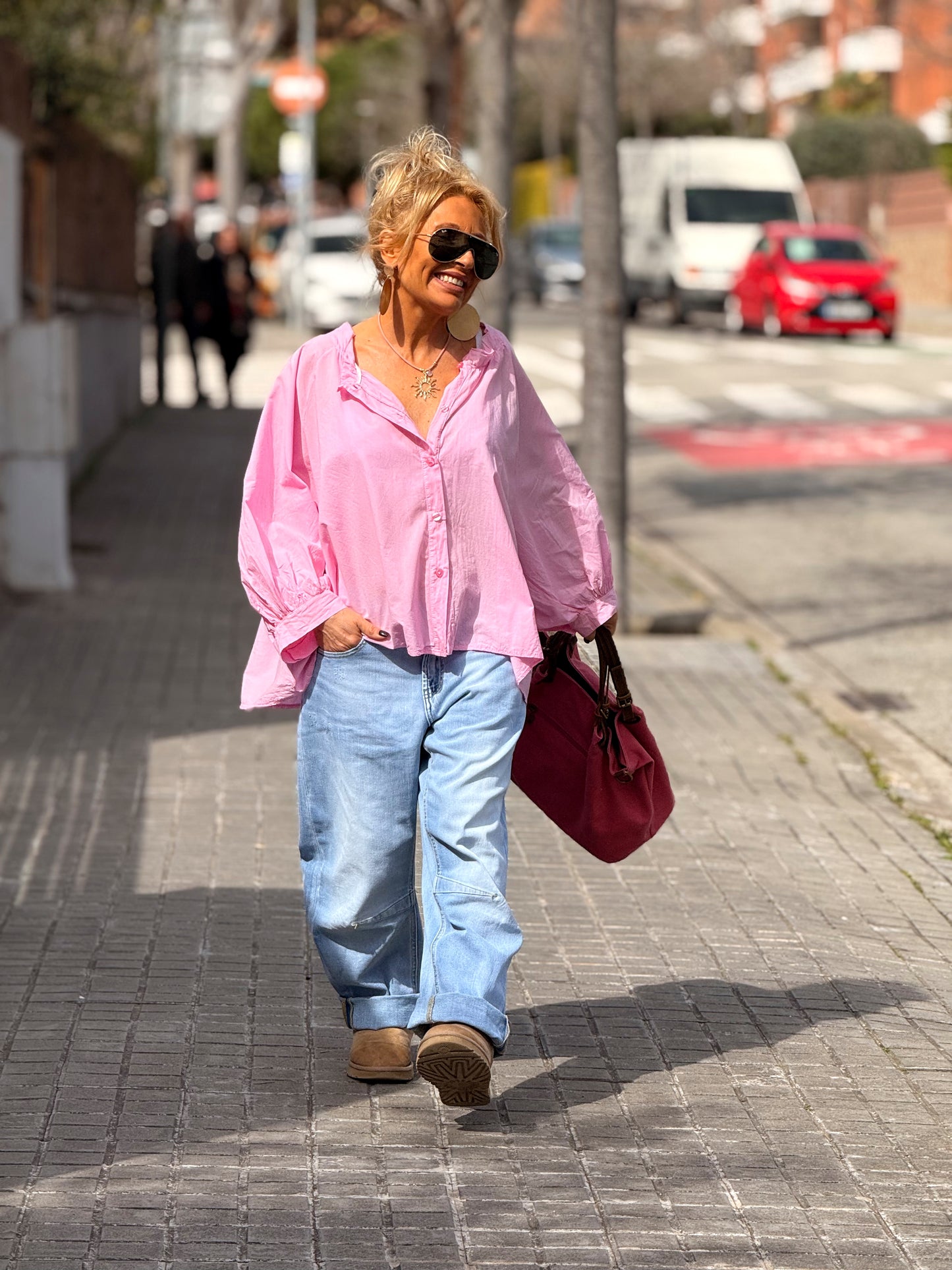 BLUSA OVERSIZE NINA MULTICOLOR