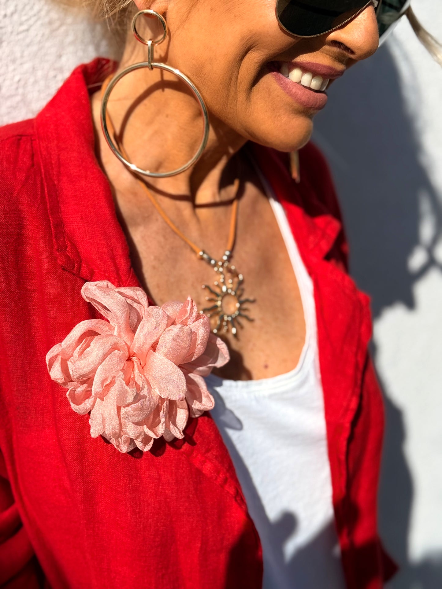 BROCHE FLORES AGATA  MULTICOLOR