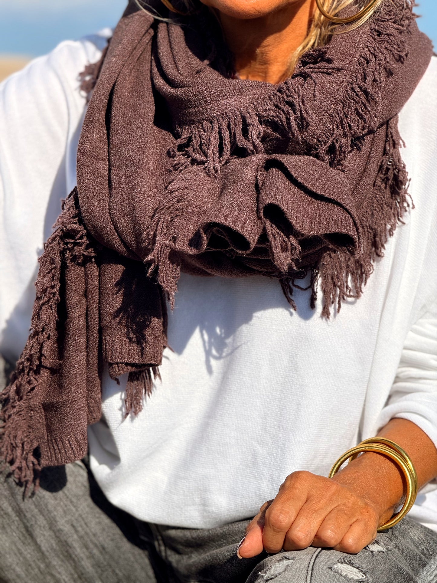 BUFANDA FLECOS CELINE MULTICOLOR