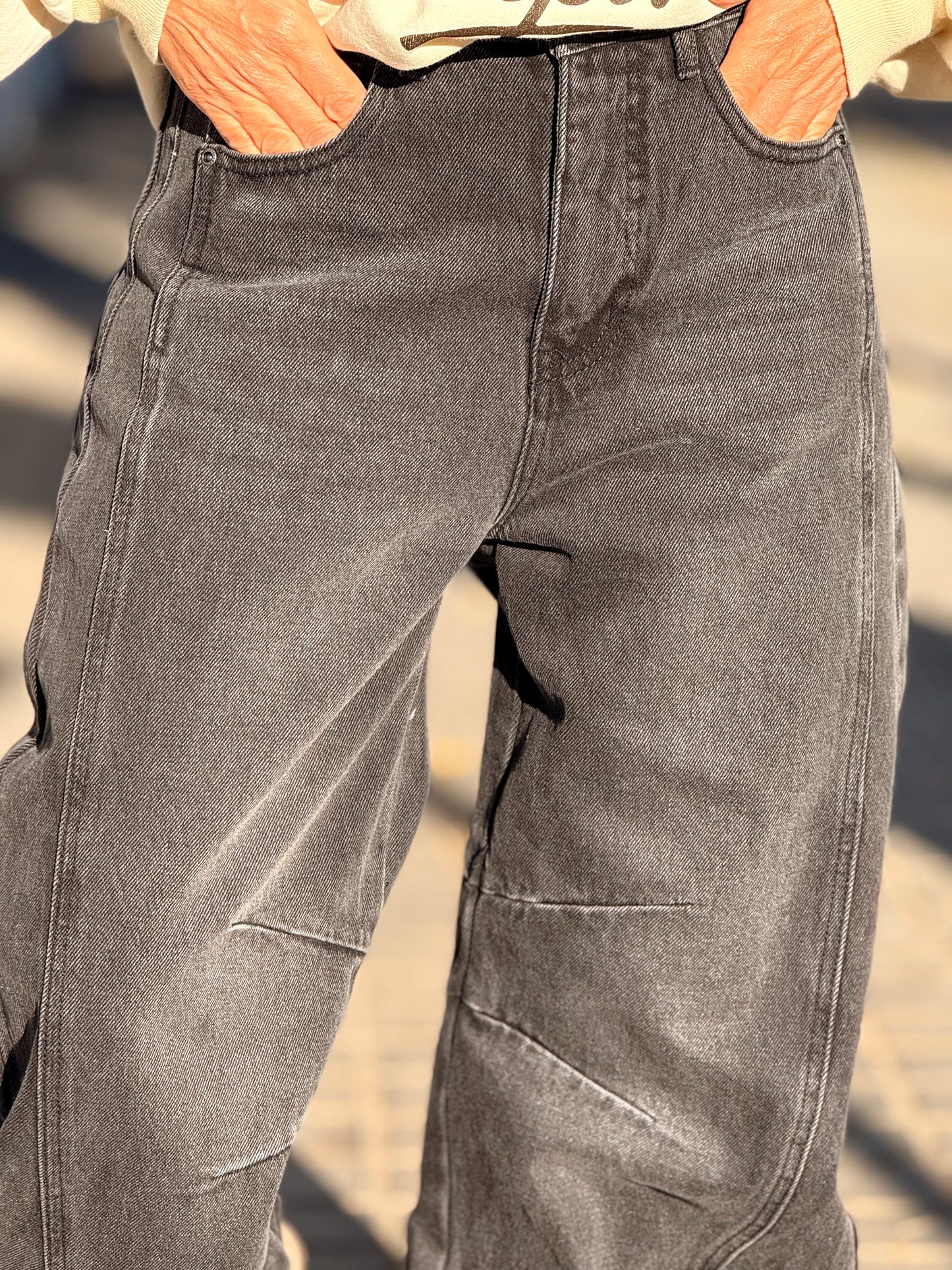 JEANS VAQUEROS BARREL MULTICOLOR