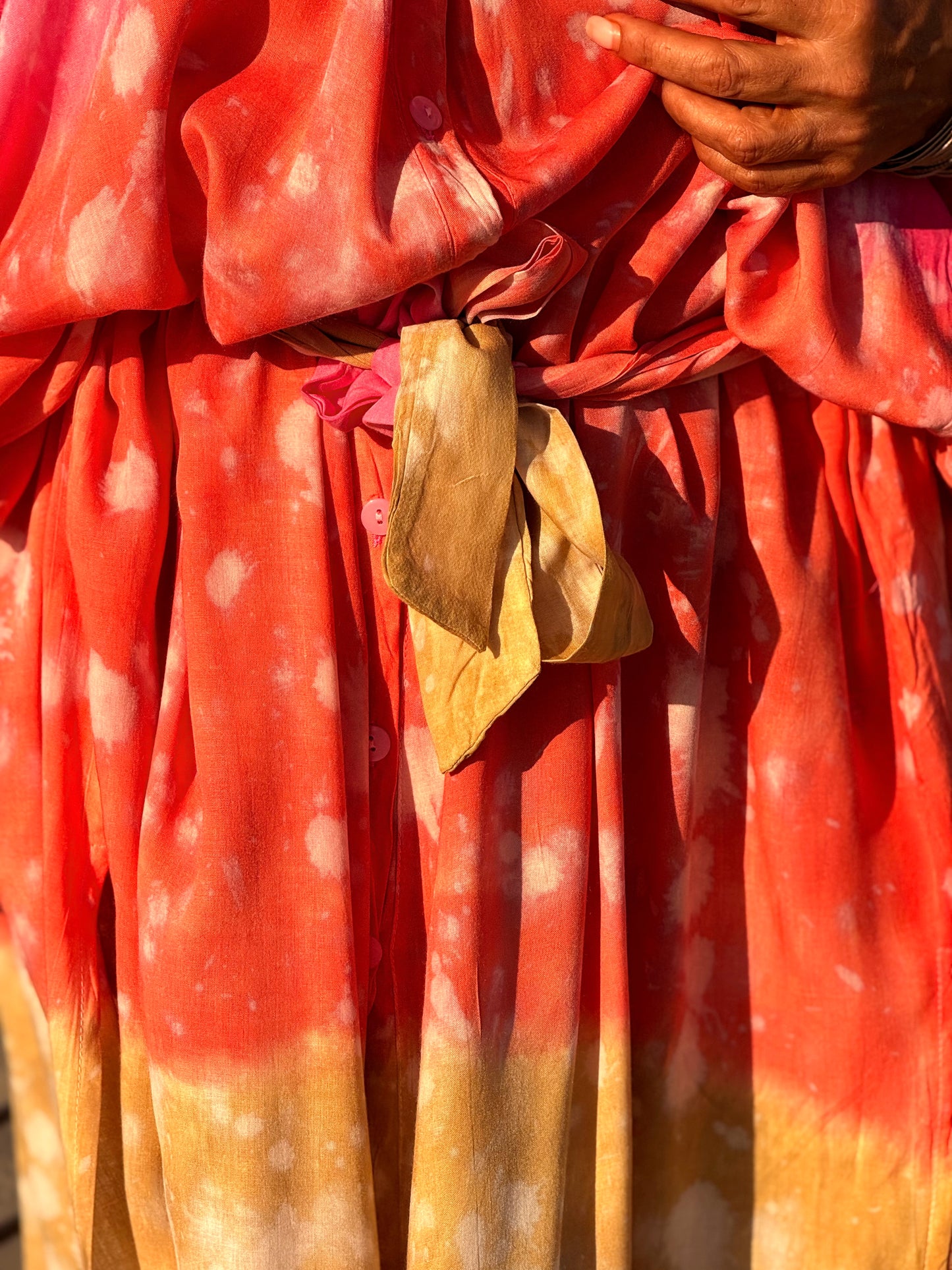VESTIDO KAFTAN SUPER OVERSIZE MULTICOLOR