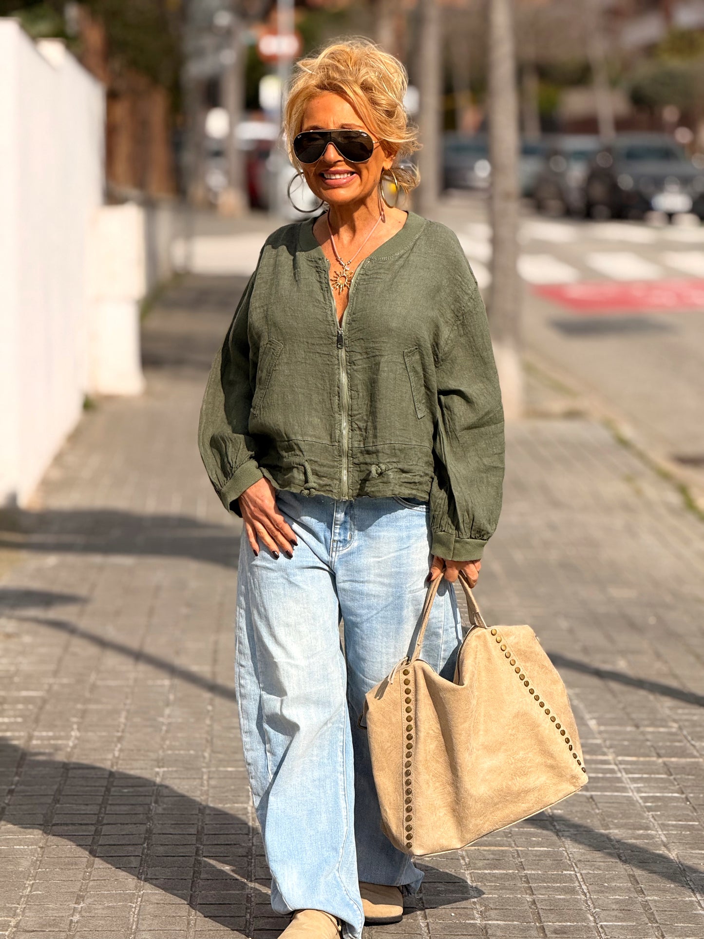 BOMBER LINO CAMILLE MULTICOLOR