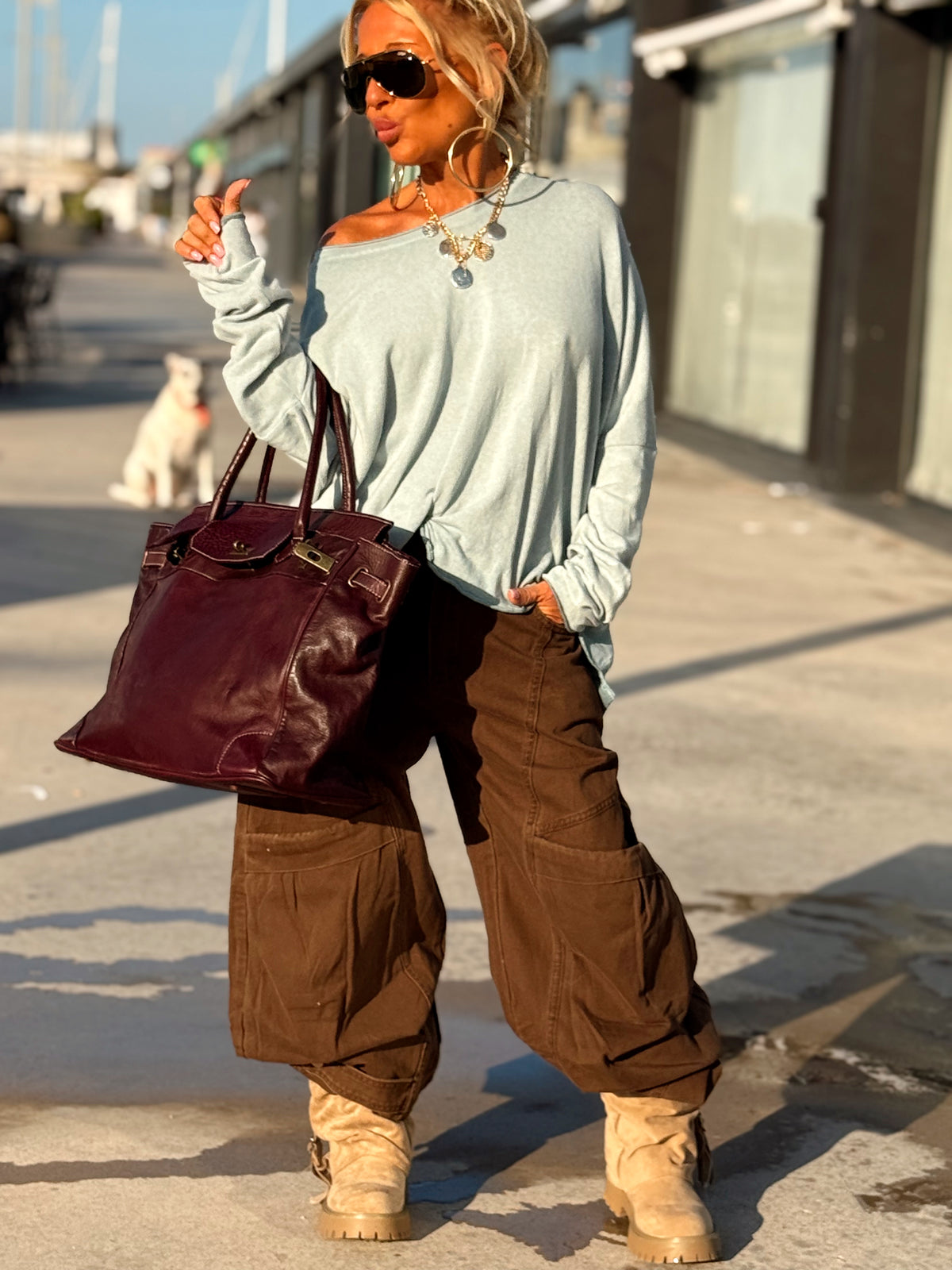 PANTALON OVERSIZE CHARLY MULTICOLOR