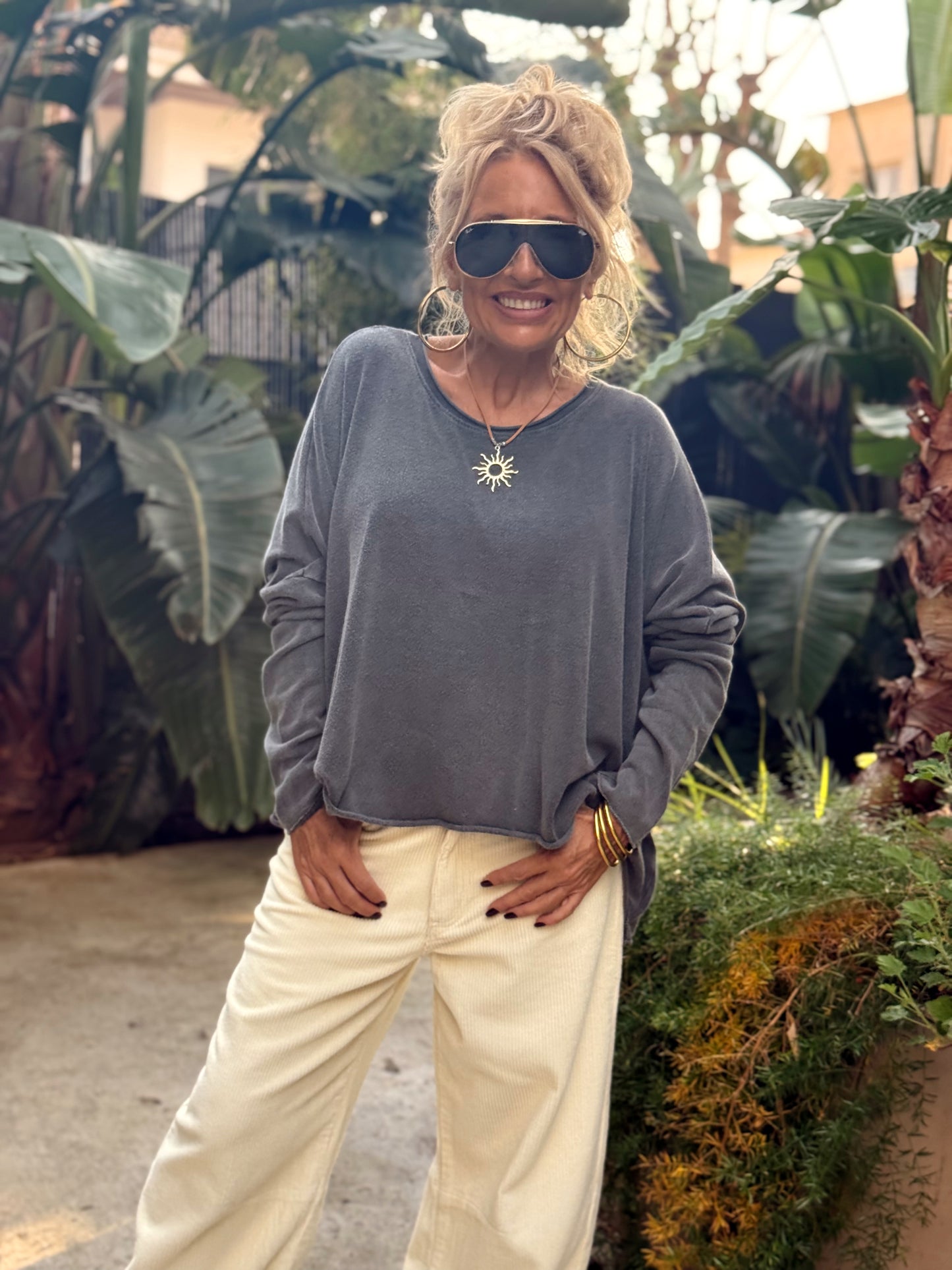 CAMISETA DESGASTADA OVERSIZE DANI MULTICOLOR