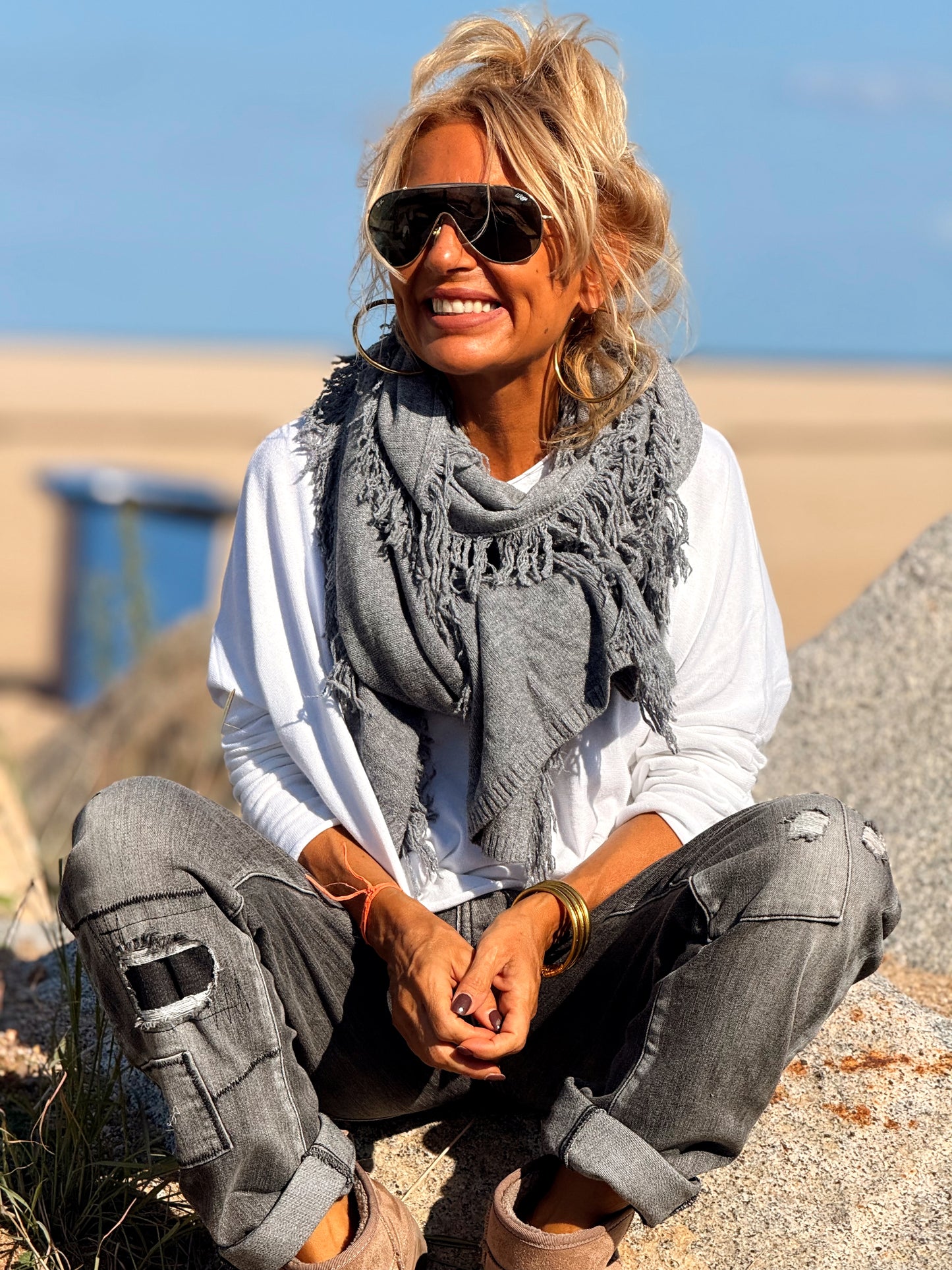 BUFANDA FLECOS CELINE MULTICOLOR