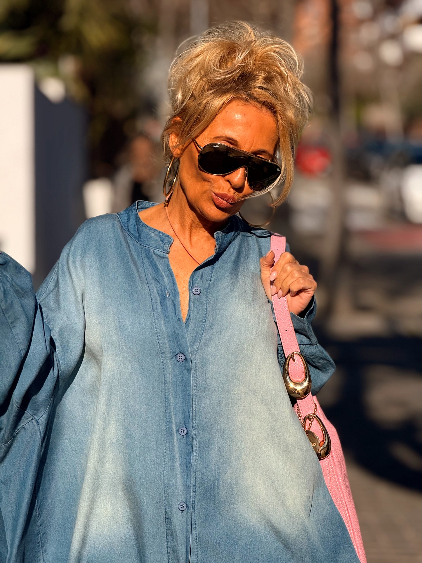 CAMISA-VESTIDO OVERSIZE VAQUEROS MAGDA MULTICOLOR