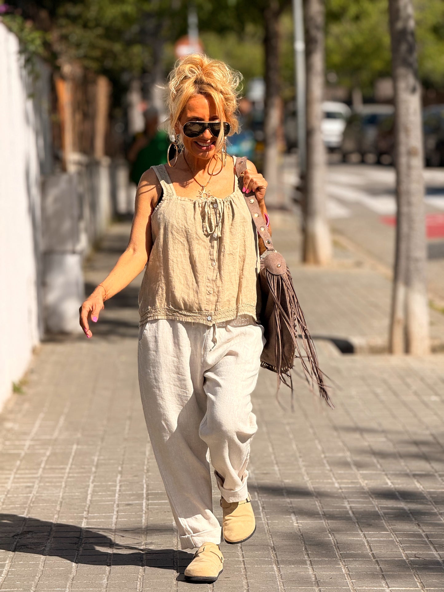 PANTALON LINO MANU