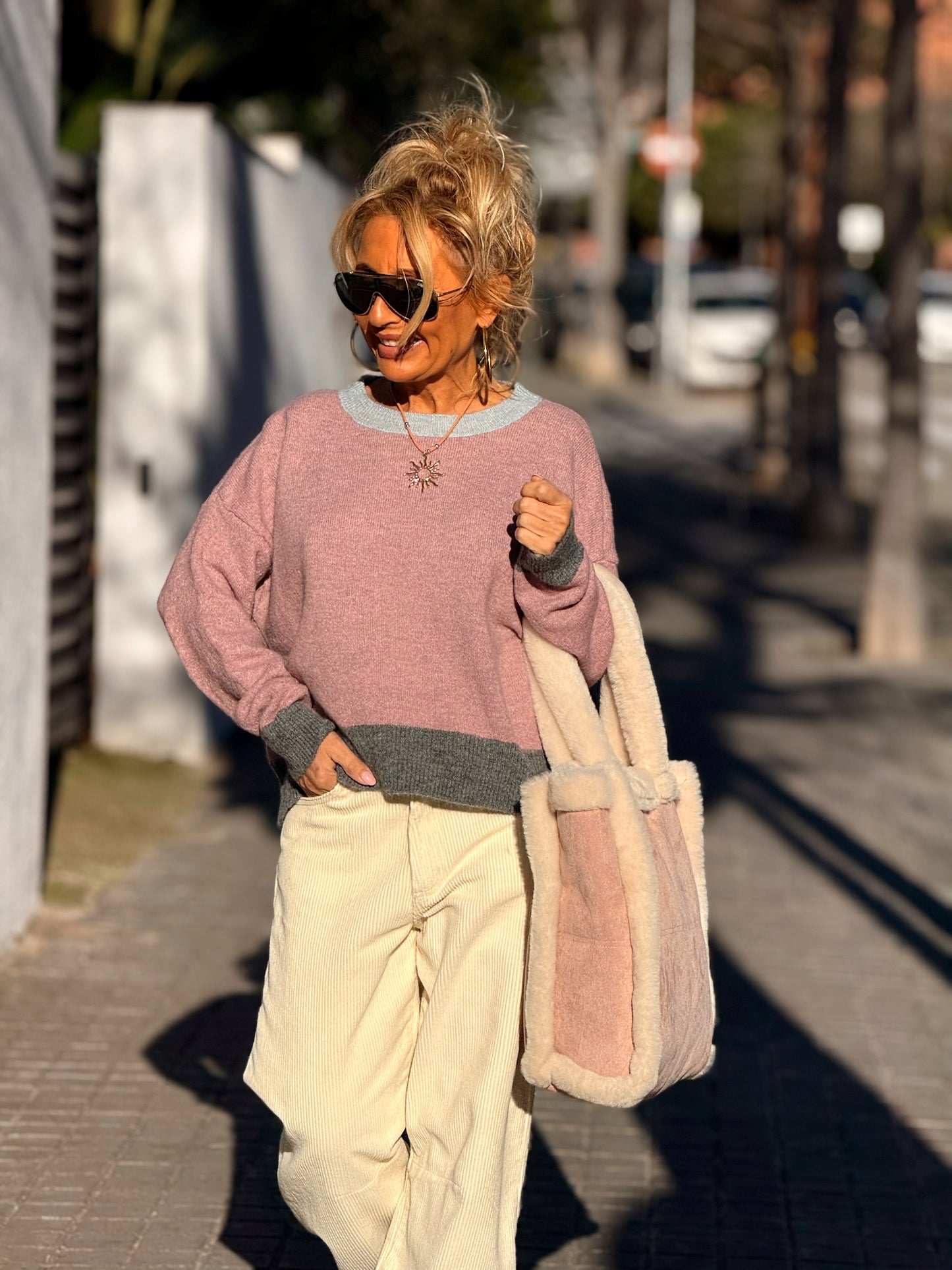 JERSEY DE PUNTO BEATRIZ MULTICOLOR