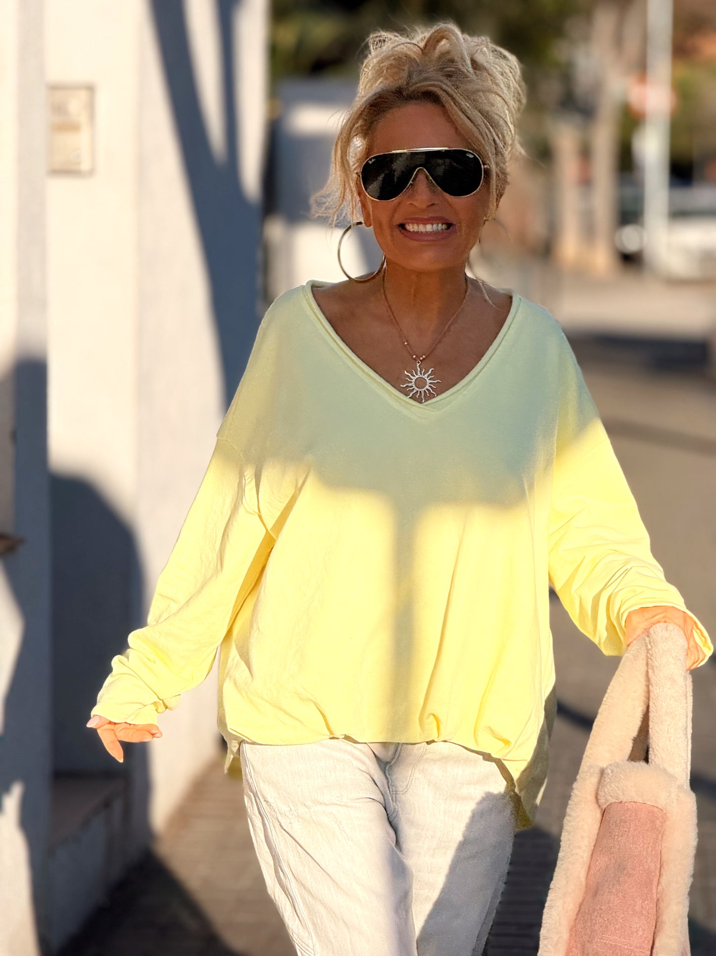 SUDADERA OVERSIZE FILOMENA MULTICOLOR