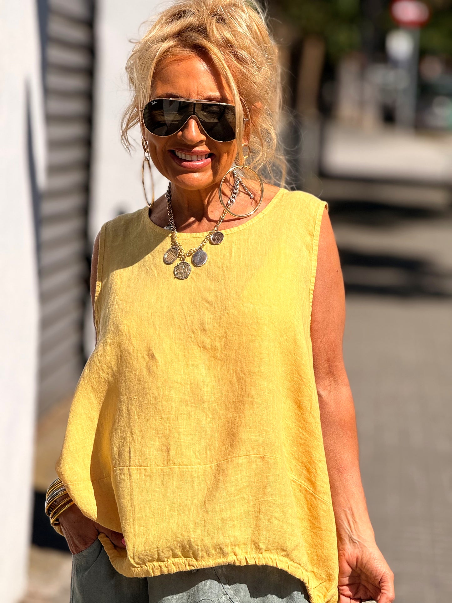 BLUSA LINO ARTHUR MULTICOLOR