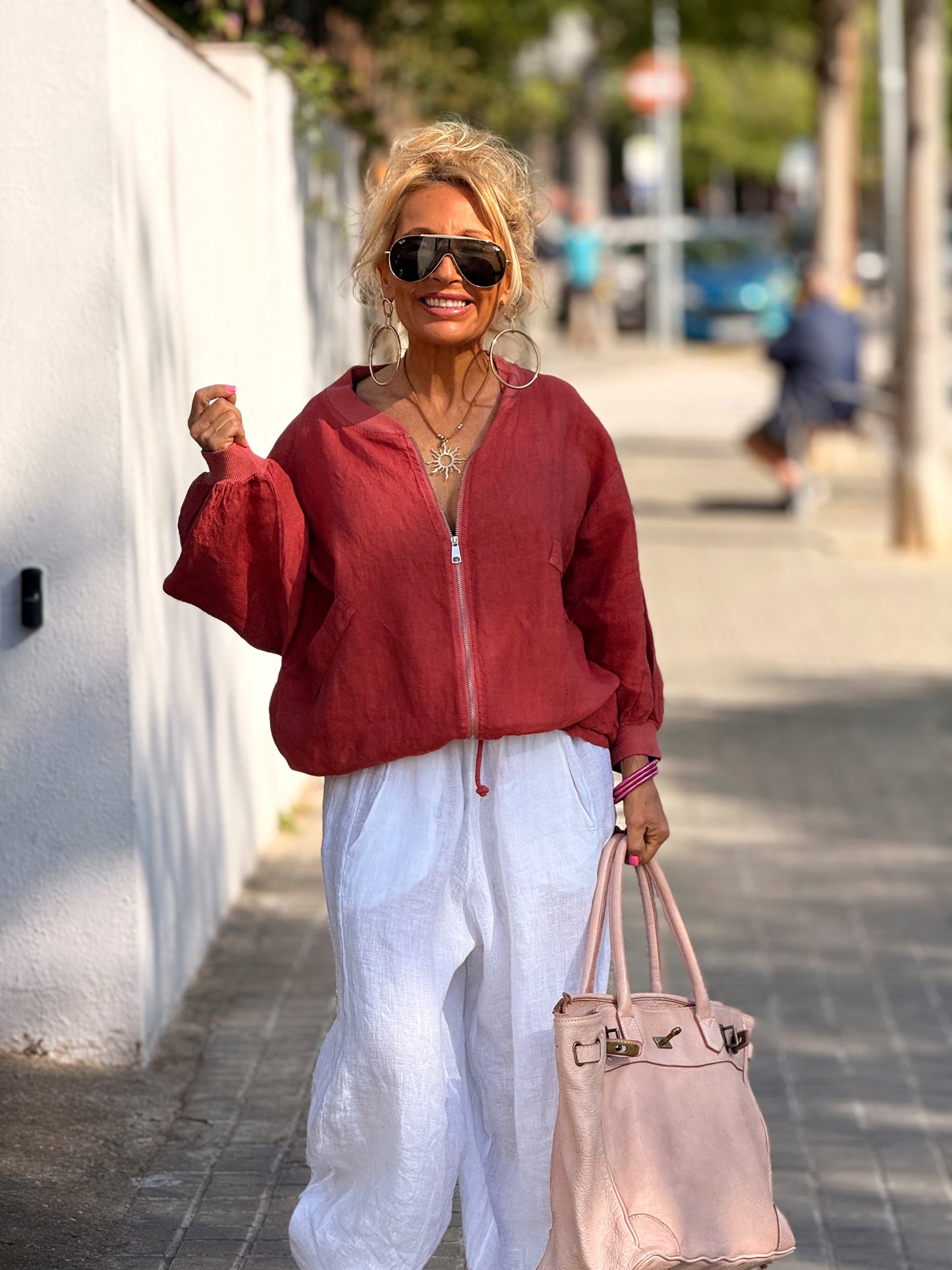 BOMBER LINO CAMILLE MULTICOLOR