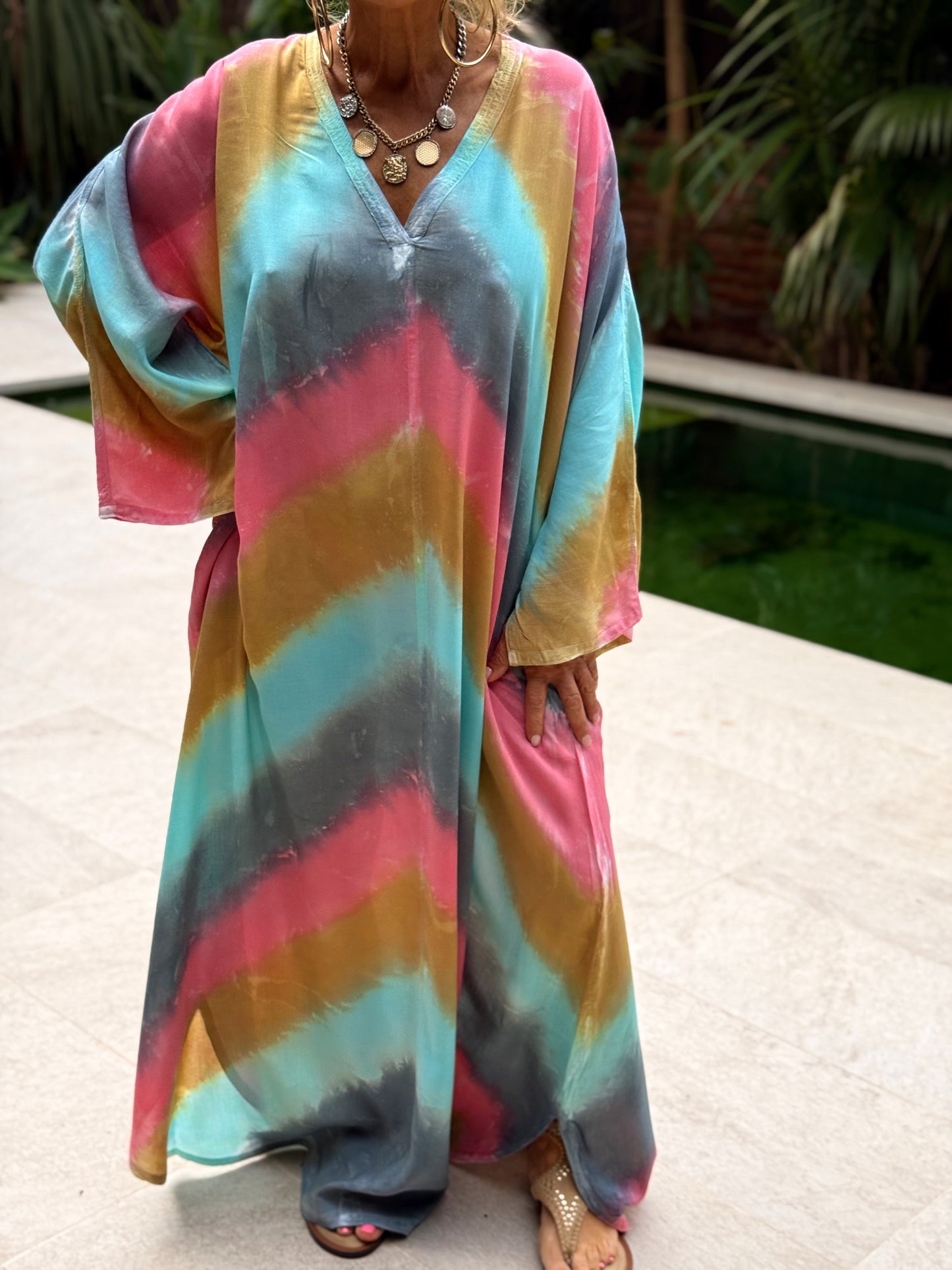 VESTIDO OVERSIZE IBIZA MULTICOLOR