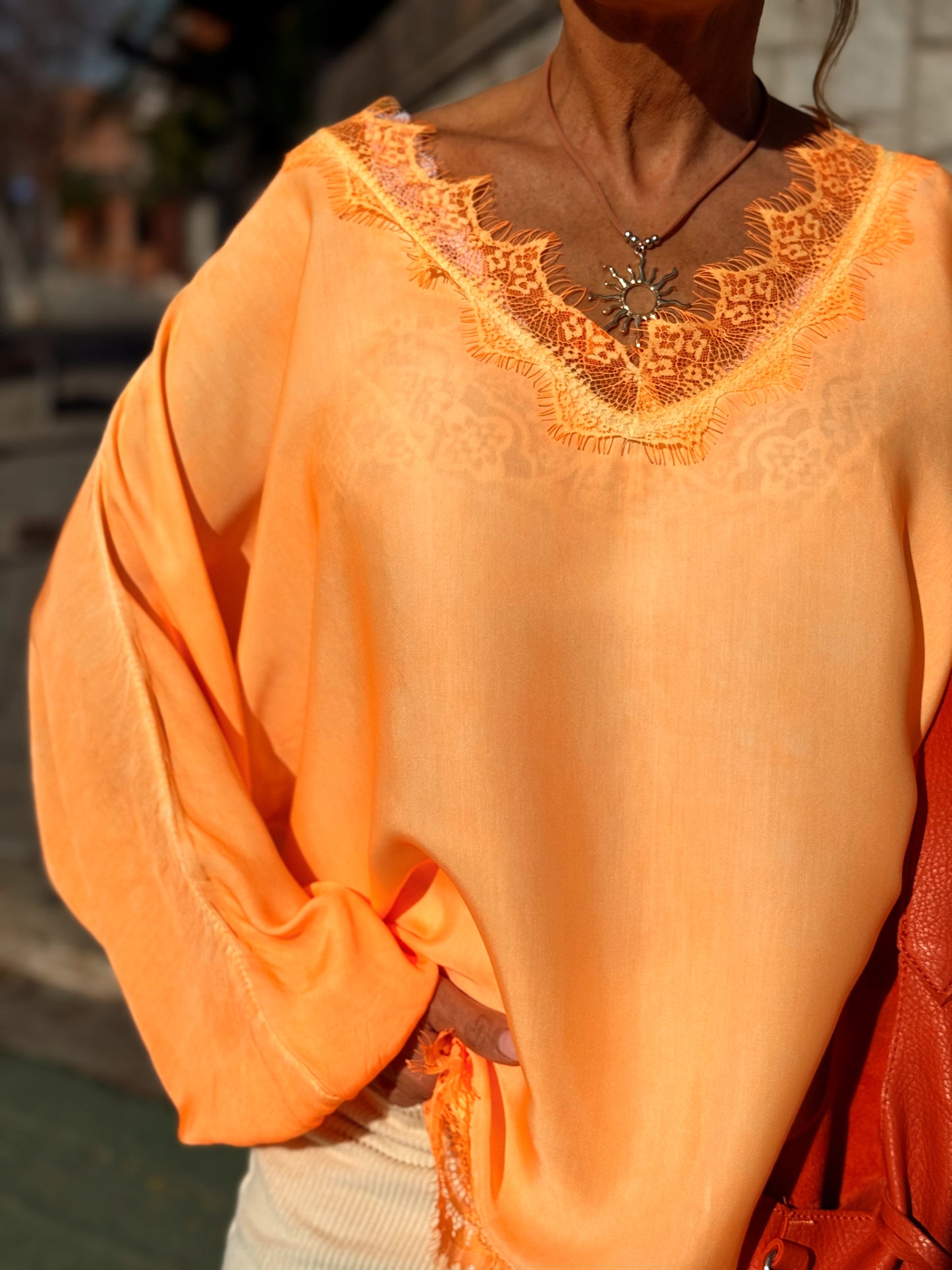 BLUSA OVERSIZE LENCERO PAULA MULTICOLOR