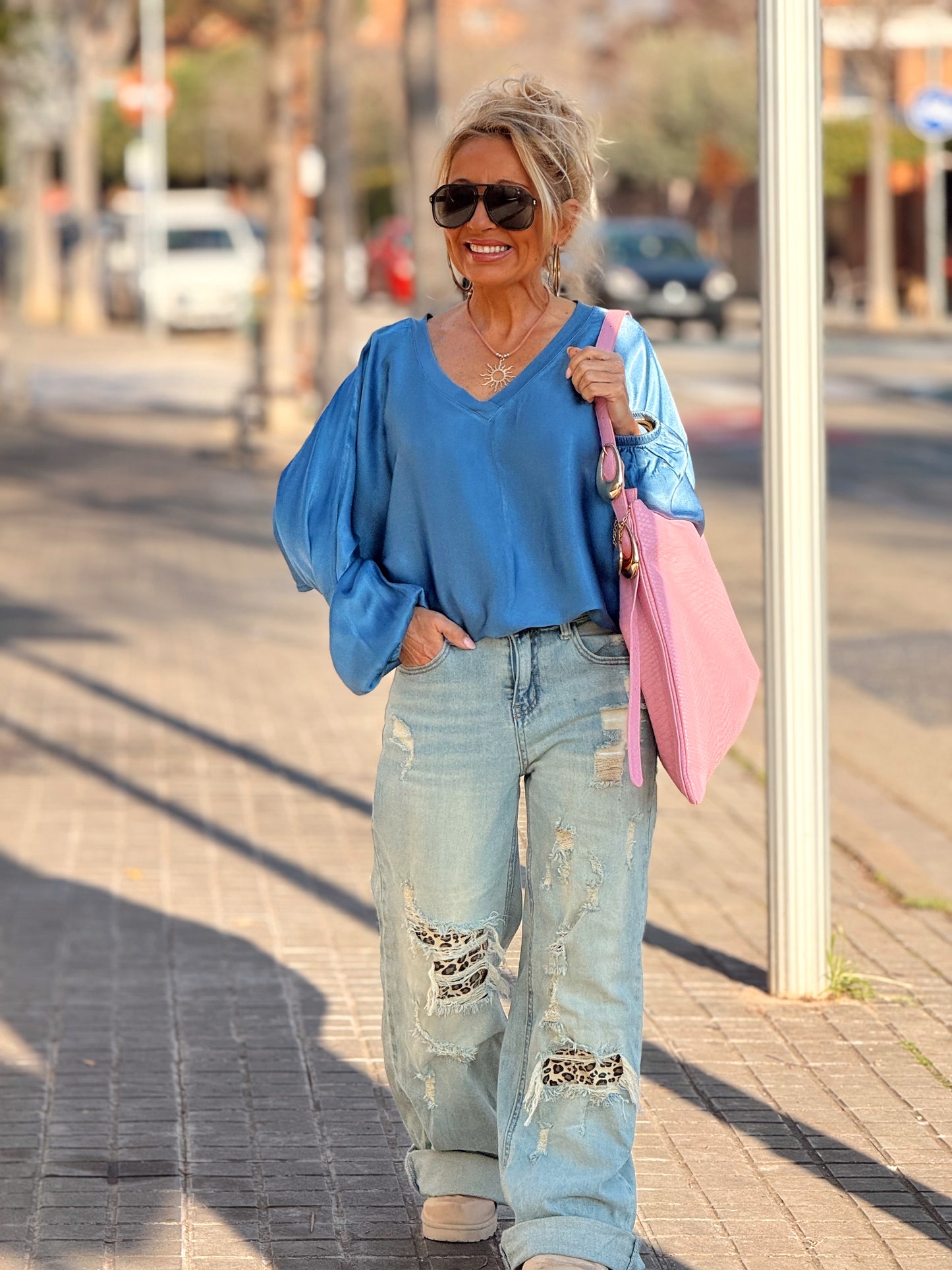 BLUSA OVERSIZE ZIGGY MULTICOLOR