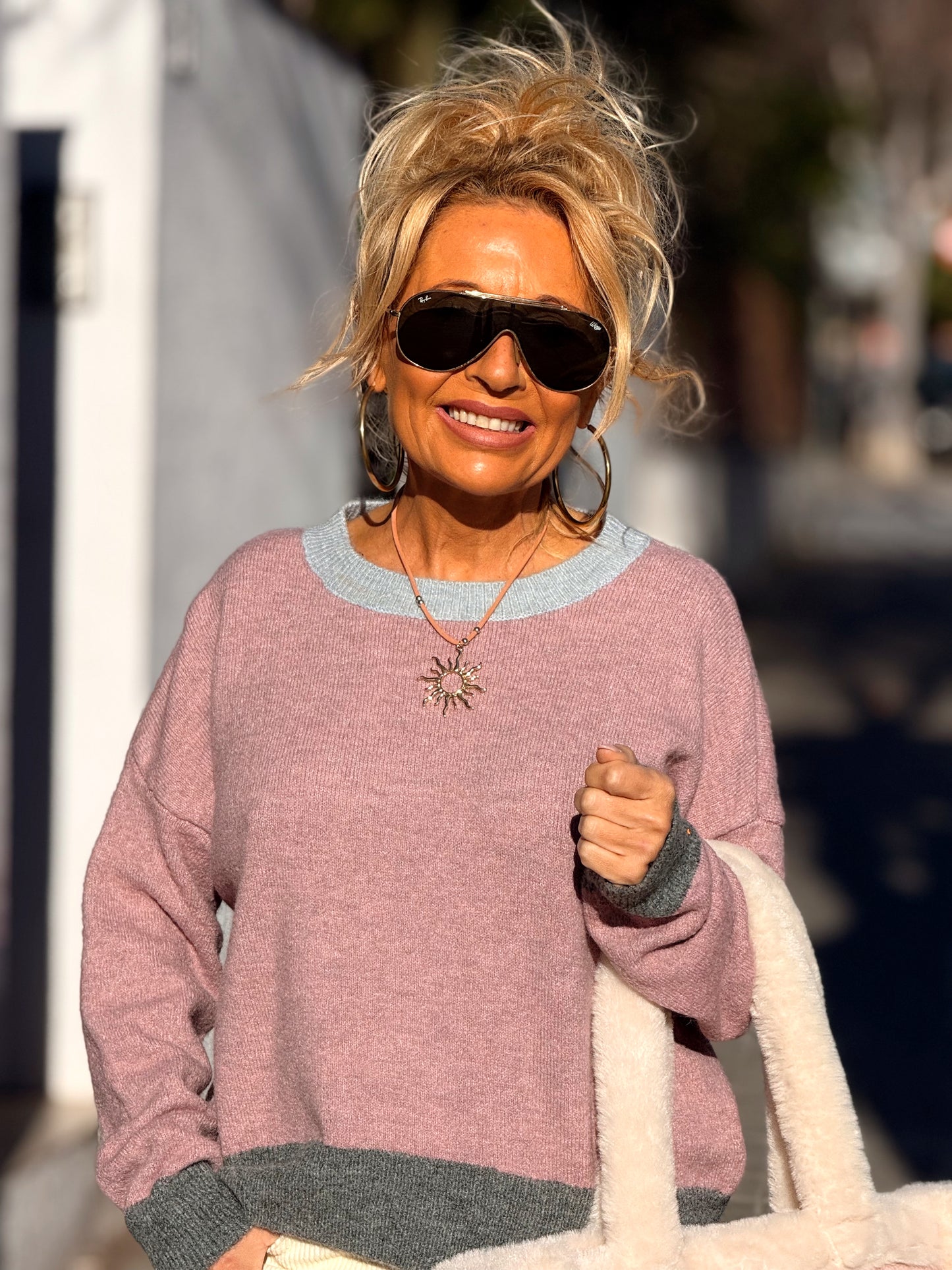 JERSEY DE PUNTO BEATRIZ MULTICOLOR