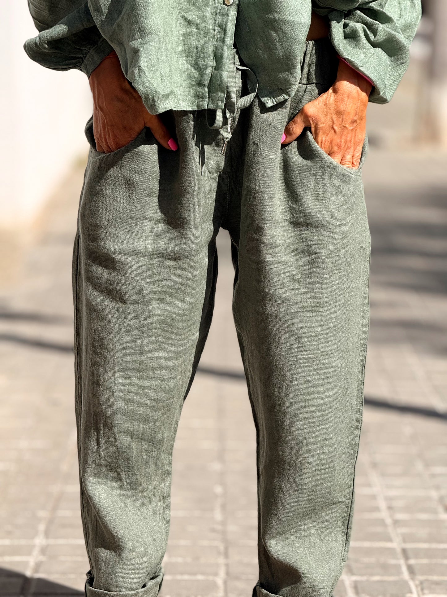 PANTALON LINO MANU