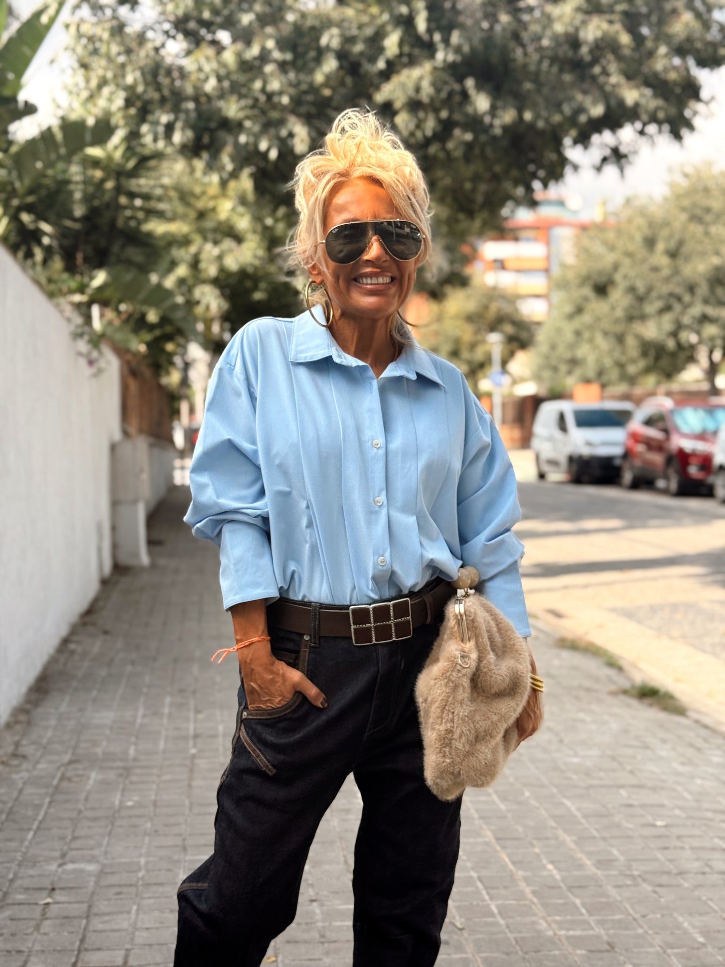 JEANS CON DETALLES MILAN INDIGO OSCURO